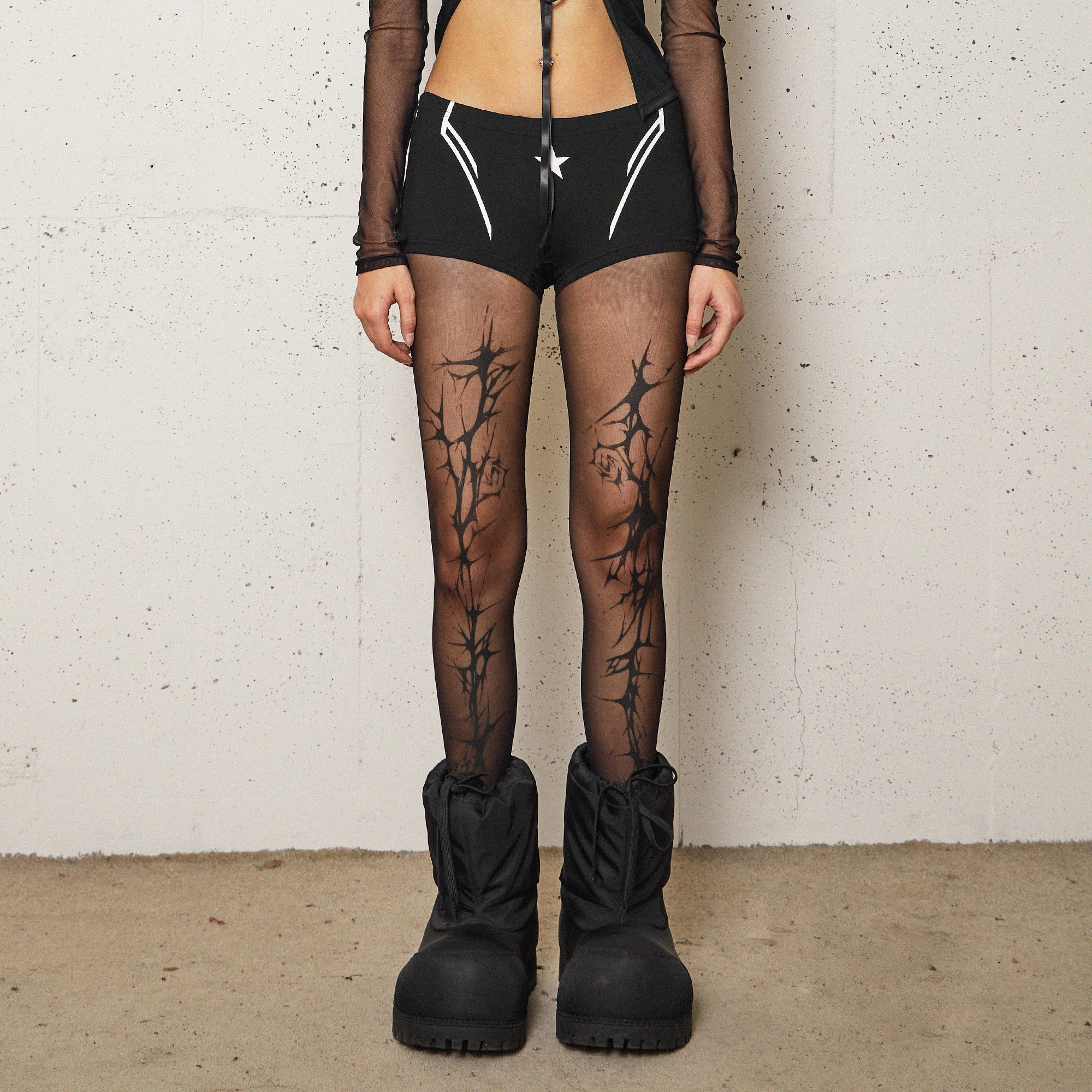 FAYCHUI Thorn Graphic Tights
