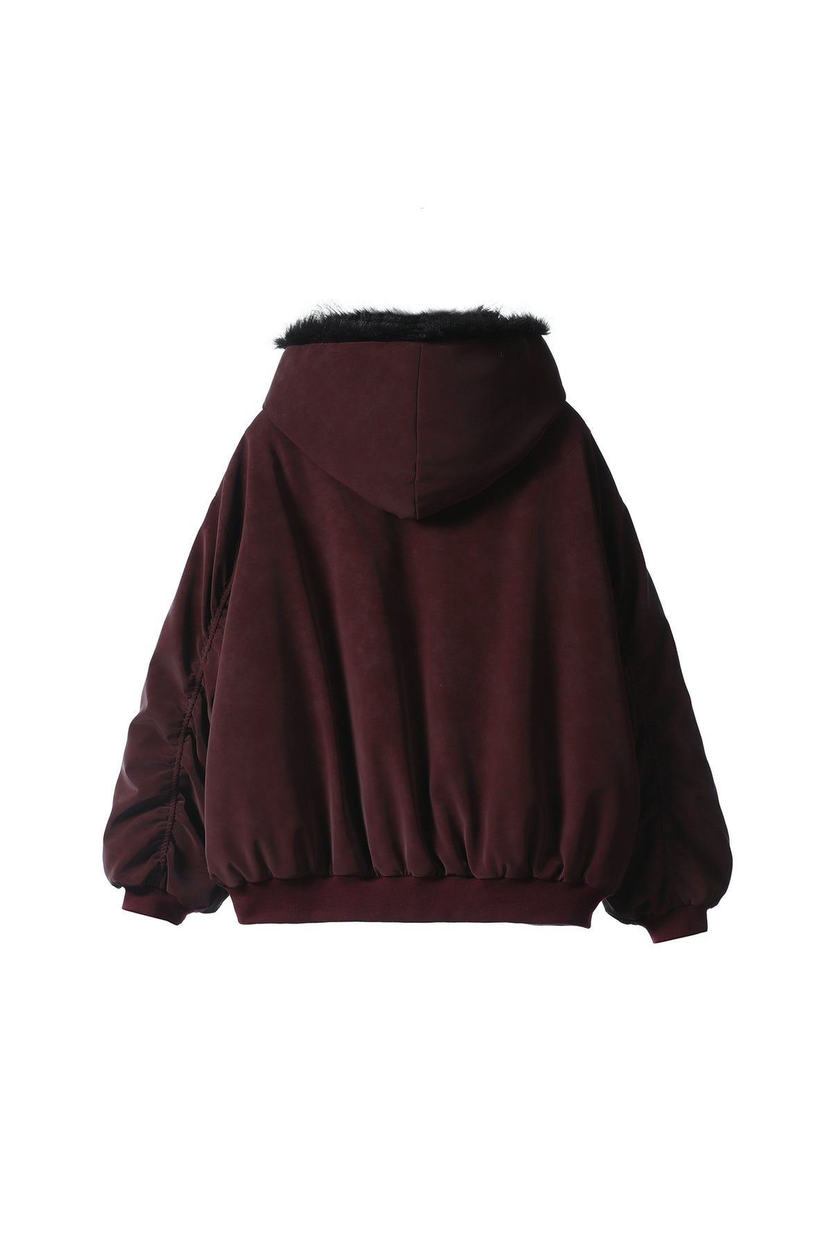 FREE CENTER Reversible Hooded Puffer Jacket