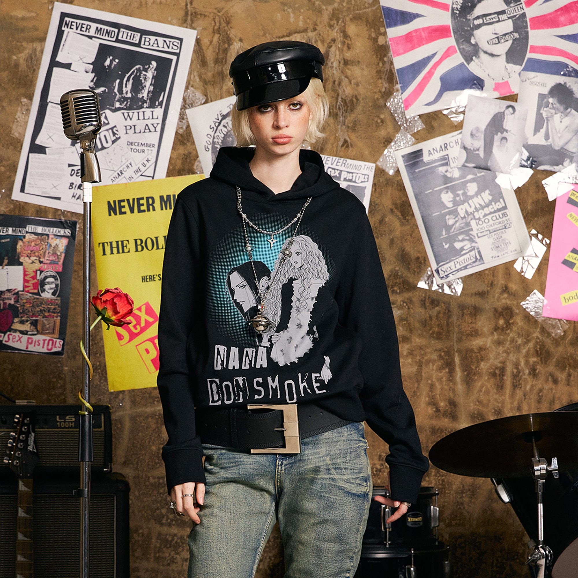 DONSMOKE × NANA Manga Graphic Hoodie