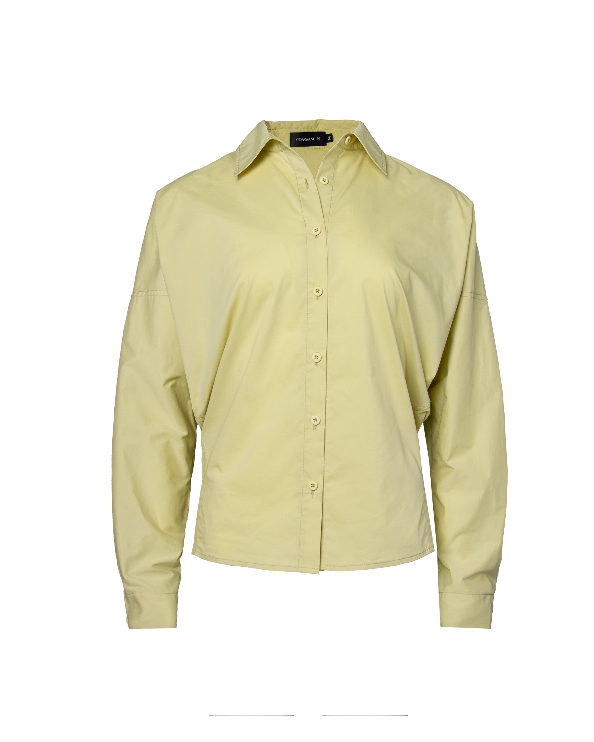 COMMAND N Lime Cinched Hem Relaxed Shirt