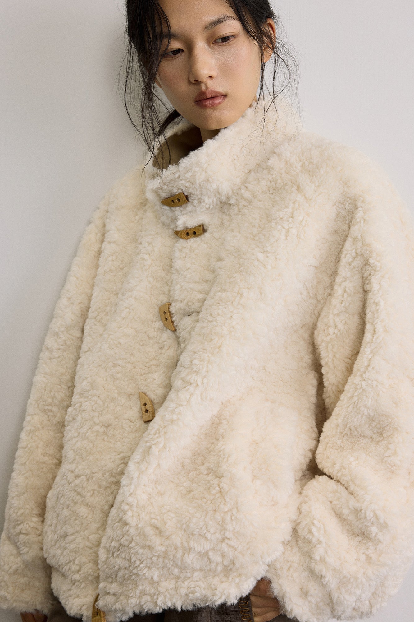 SAME FLOW Reversible Embroidered Fleece-Lined Jacket