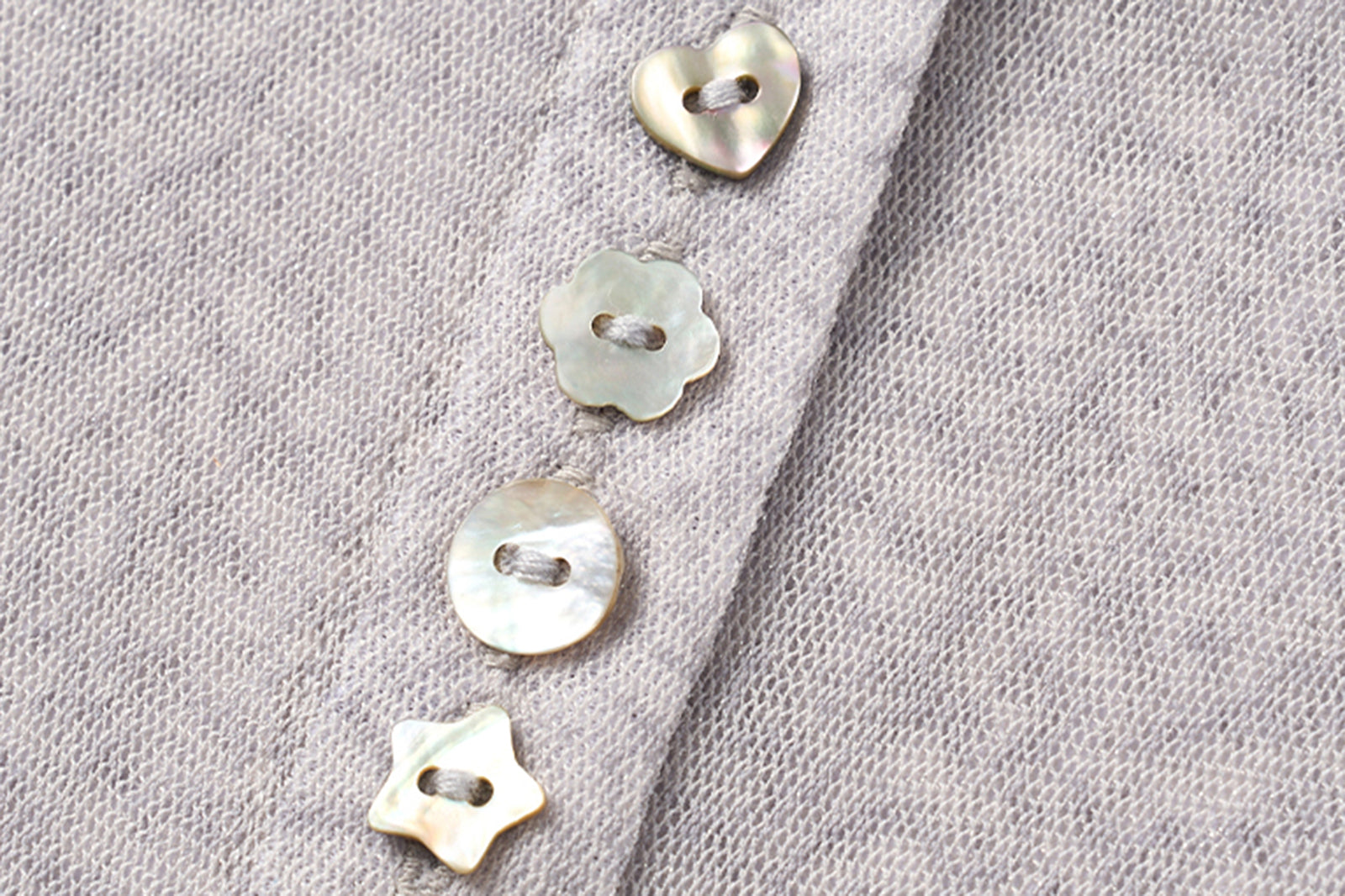 CHICCHICK Sheer Button-Up Cardigan
