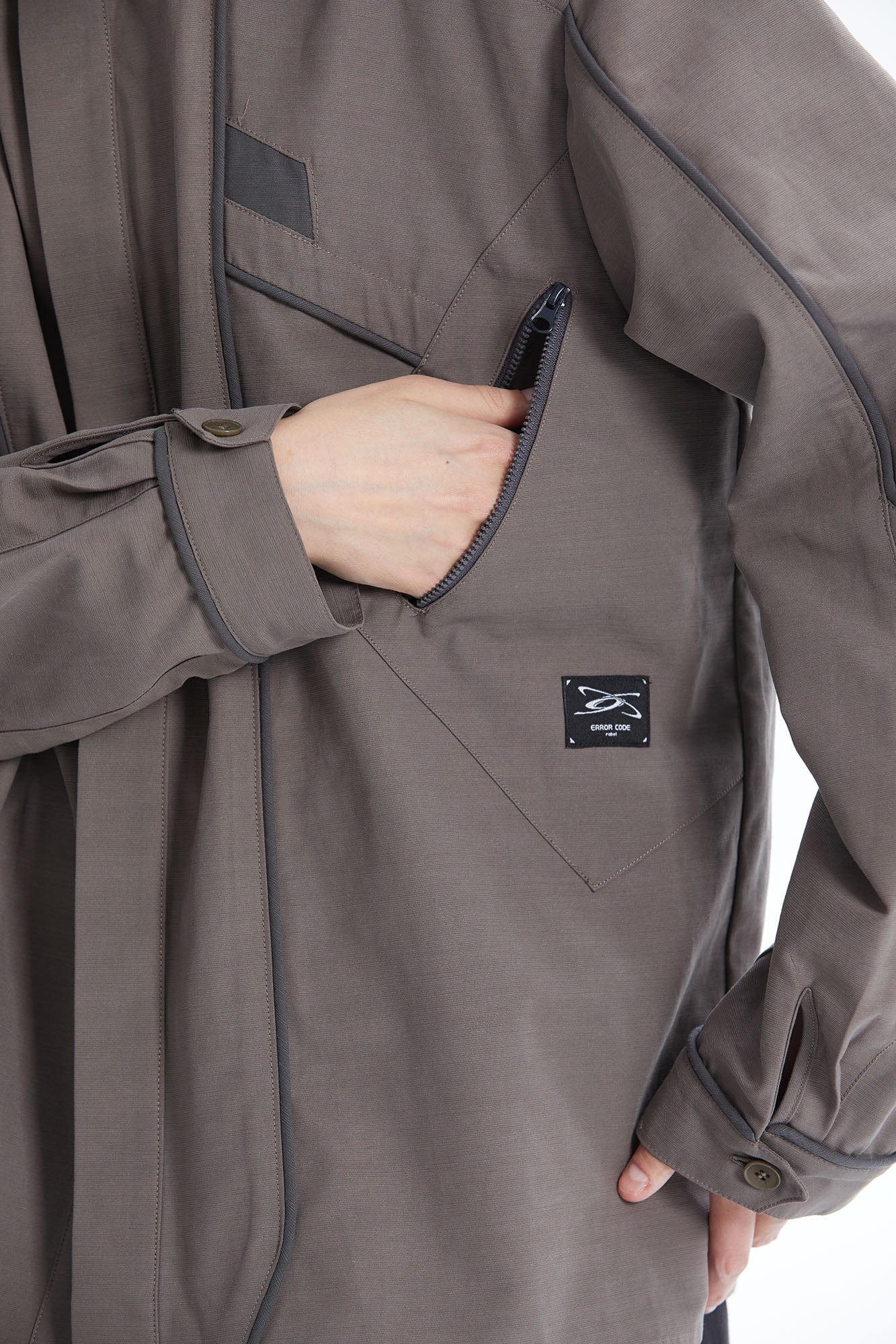 ERROR CODE ROBOT Modular Panel Button-Up Utility Shirt