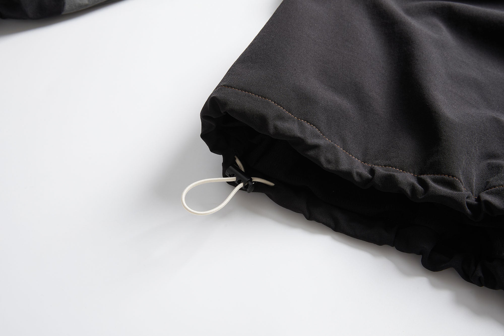 ERROR CODE ROBOT Asymmetric Zip Contrast Panel Sweatshirt