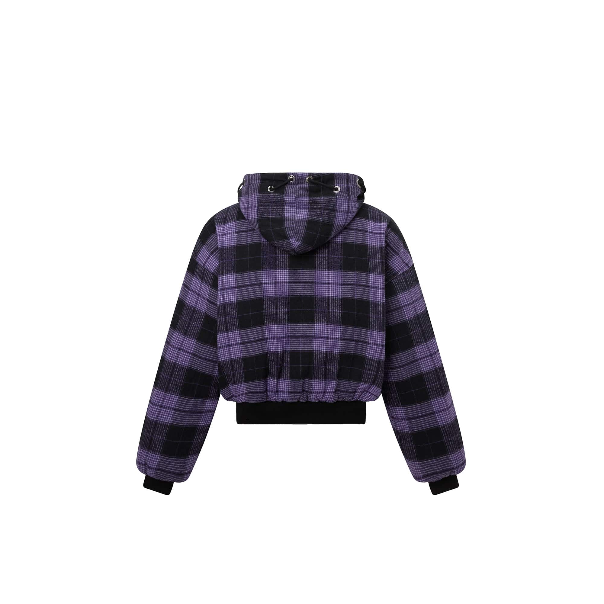 RECOVER ZONE Reversible Check & Solid Hoodie Jacket, premium urban and streetwear designers apparel on PROJECTISR.com, RECOVER ZONE