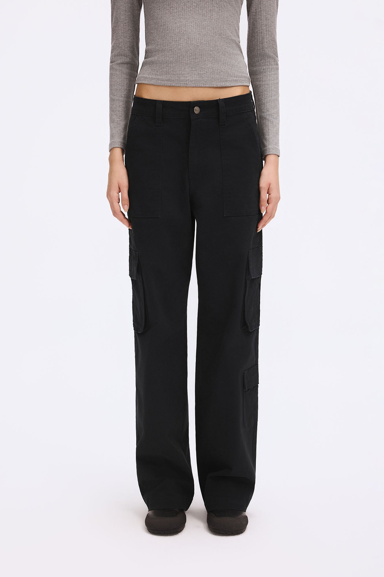 ARTIFICIAL WORLD Washed Straight-Leg Cargo