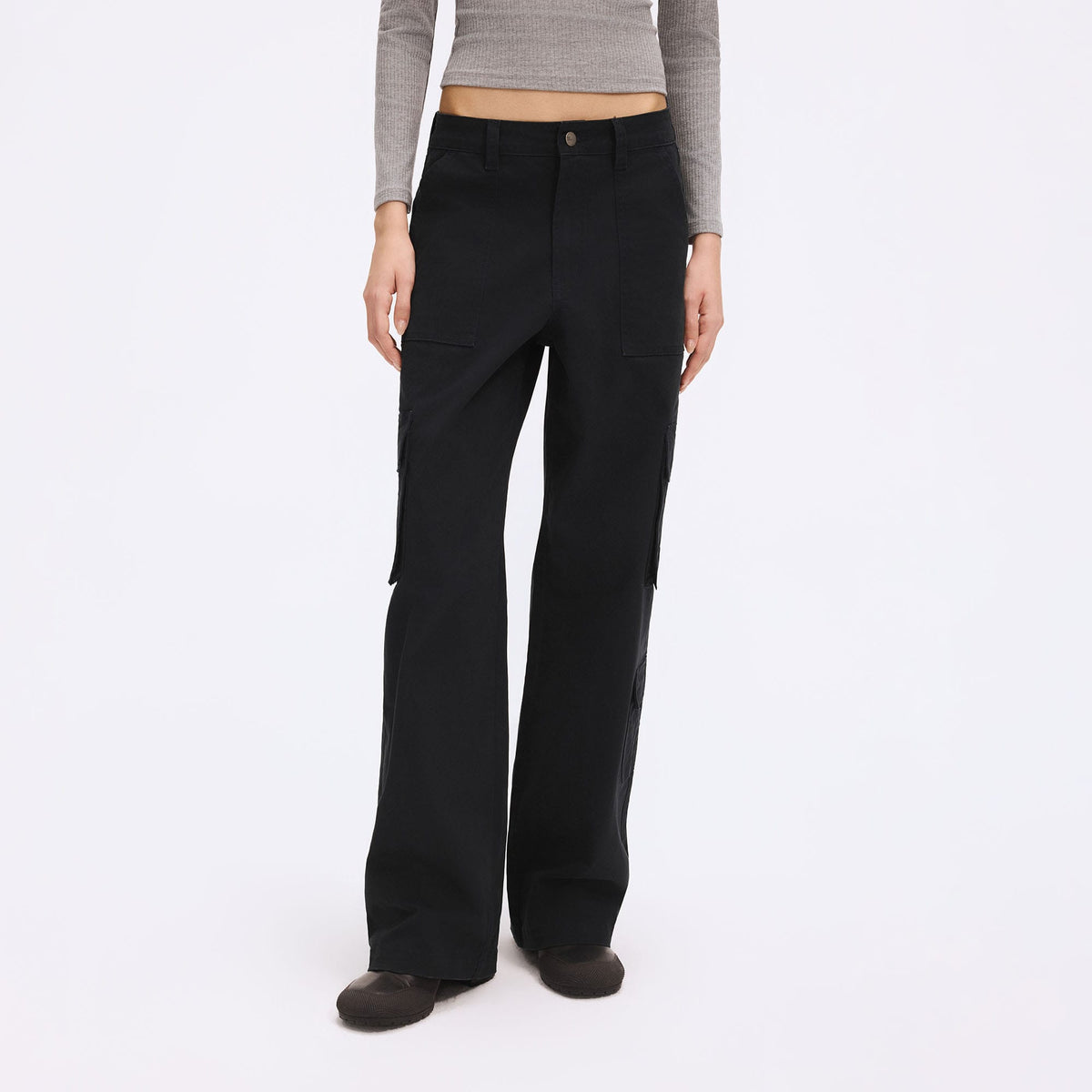 ARTIFICIAL WORLD Washed Straight-Leg Cargo
