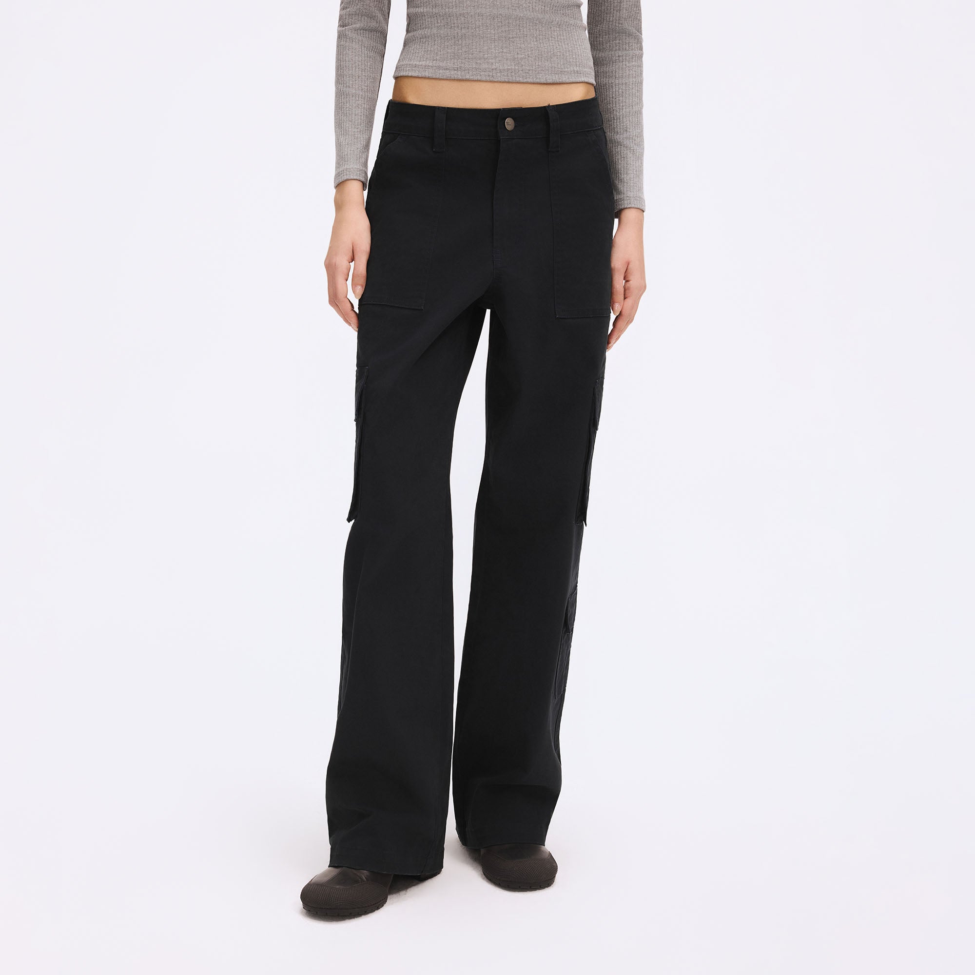 ARTIFICIAL WORLD Washed Straight-Leg Cargo