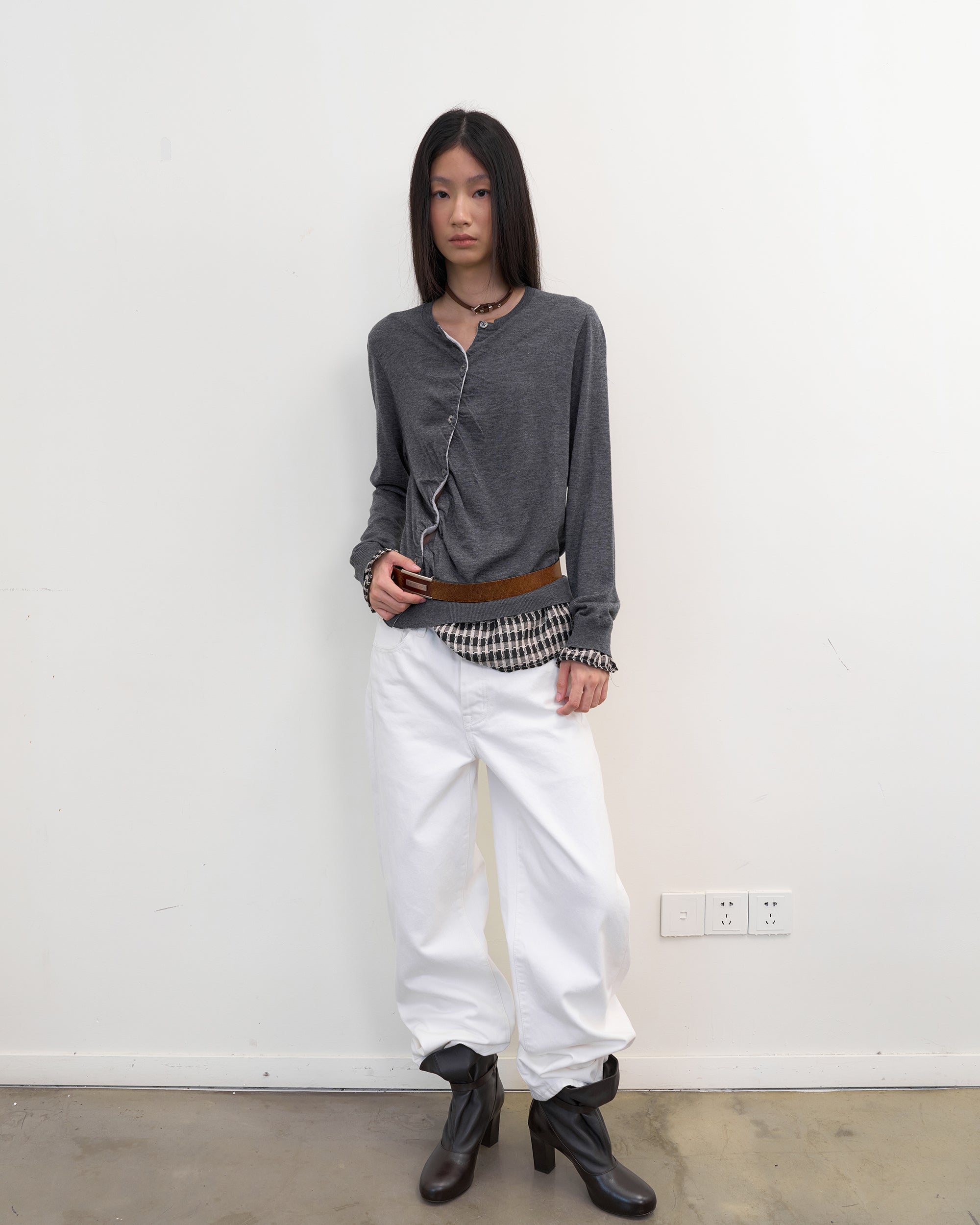 NEVERSEEZ Narrow-Selvedge Straight-Leg Jeans