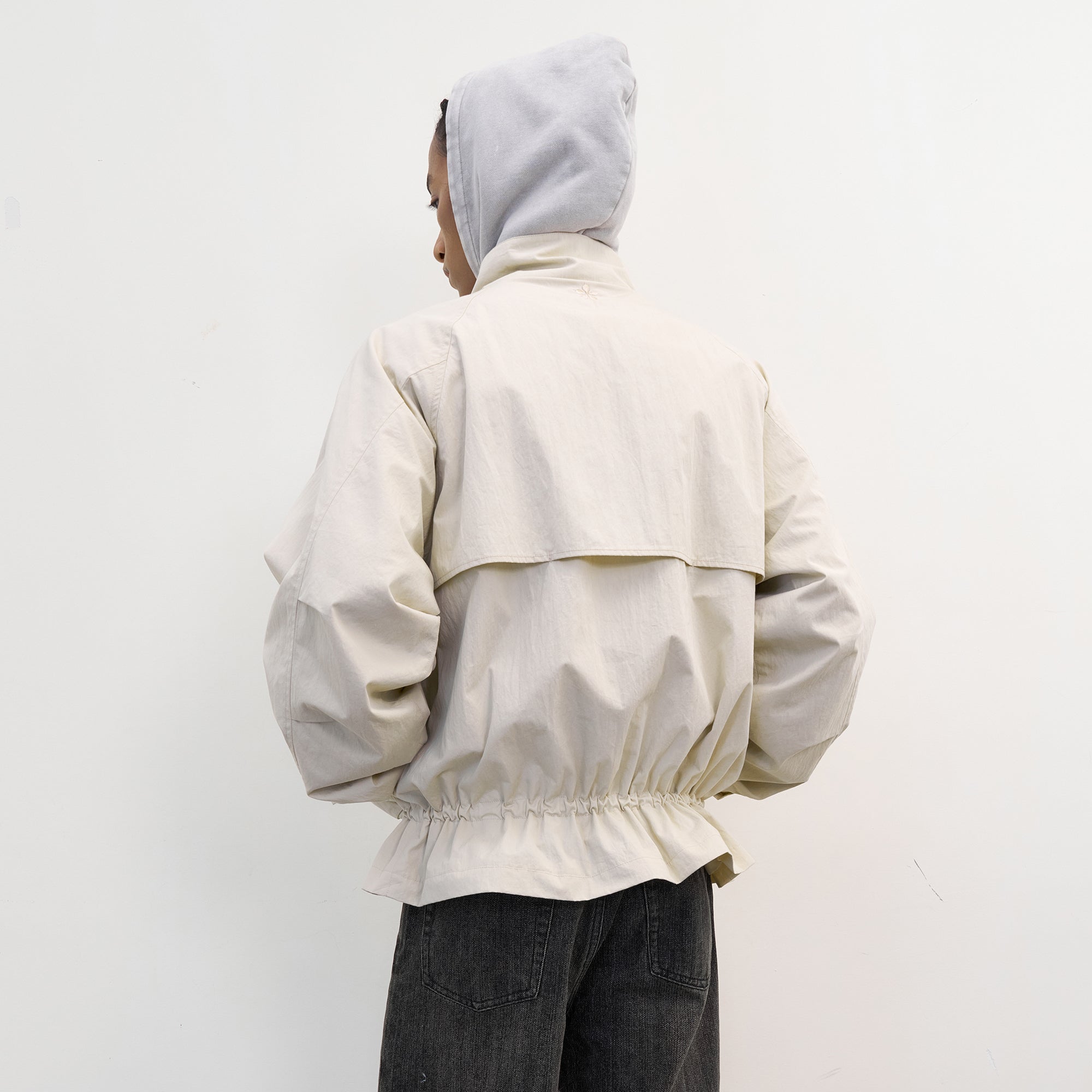NEVERSEEZ Storm-Flap Drawstring Utility Jacket