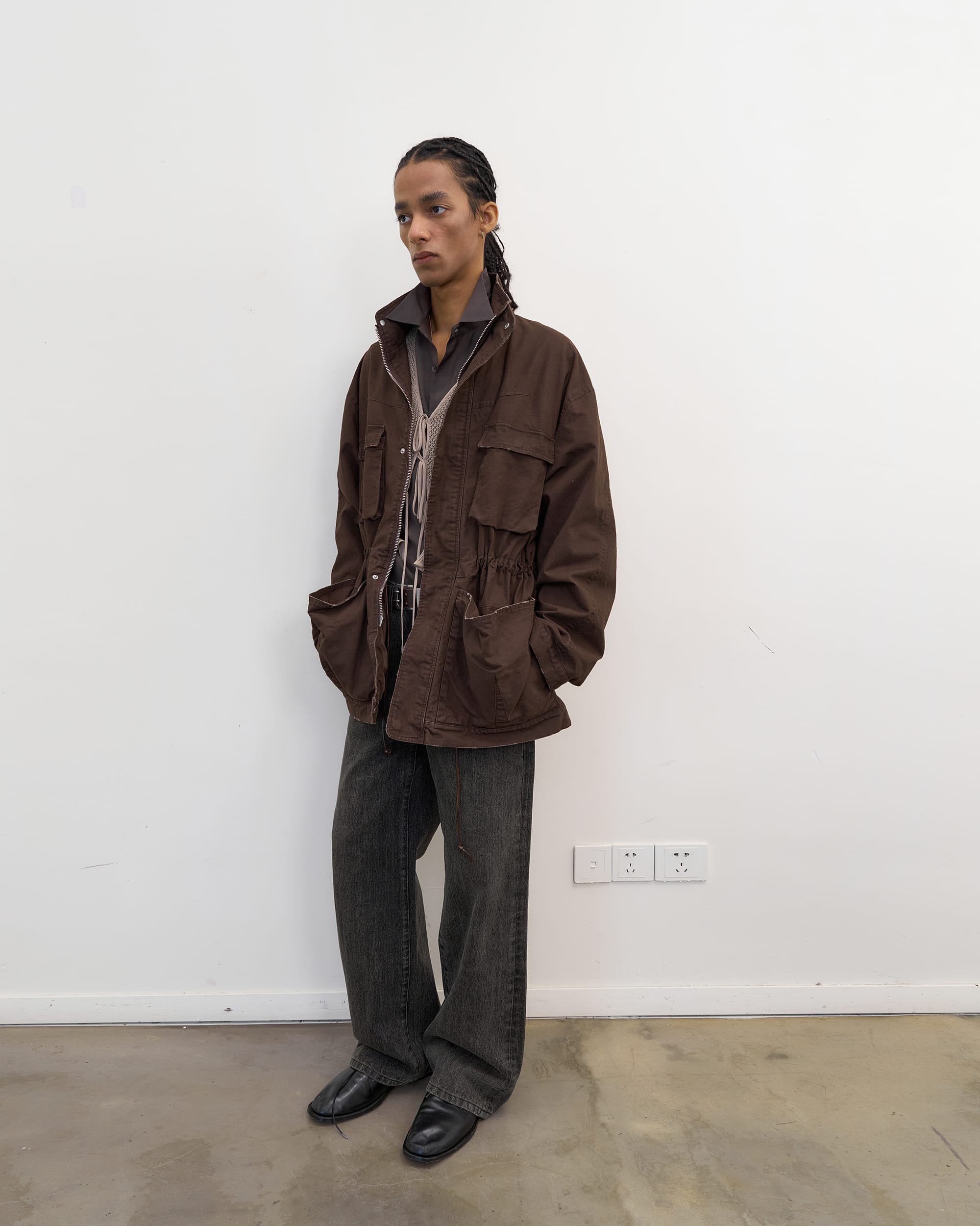 NEVERSEEZ Retro Washed Straight-Leg Jeans