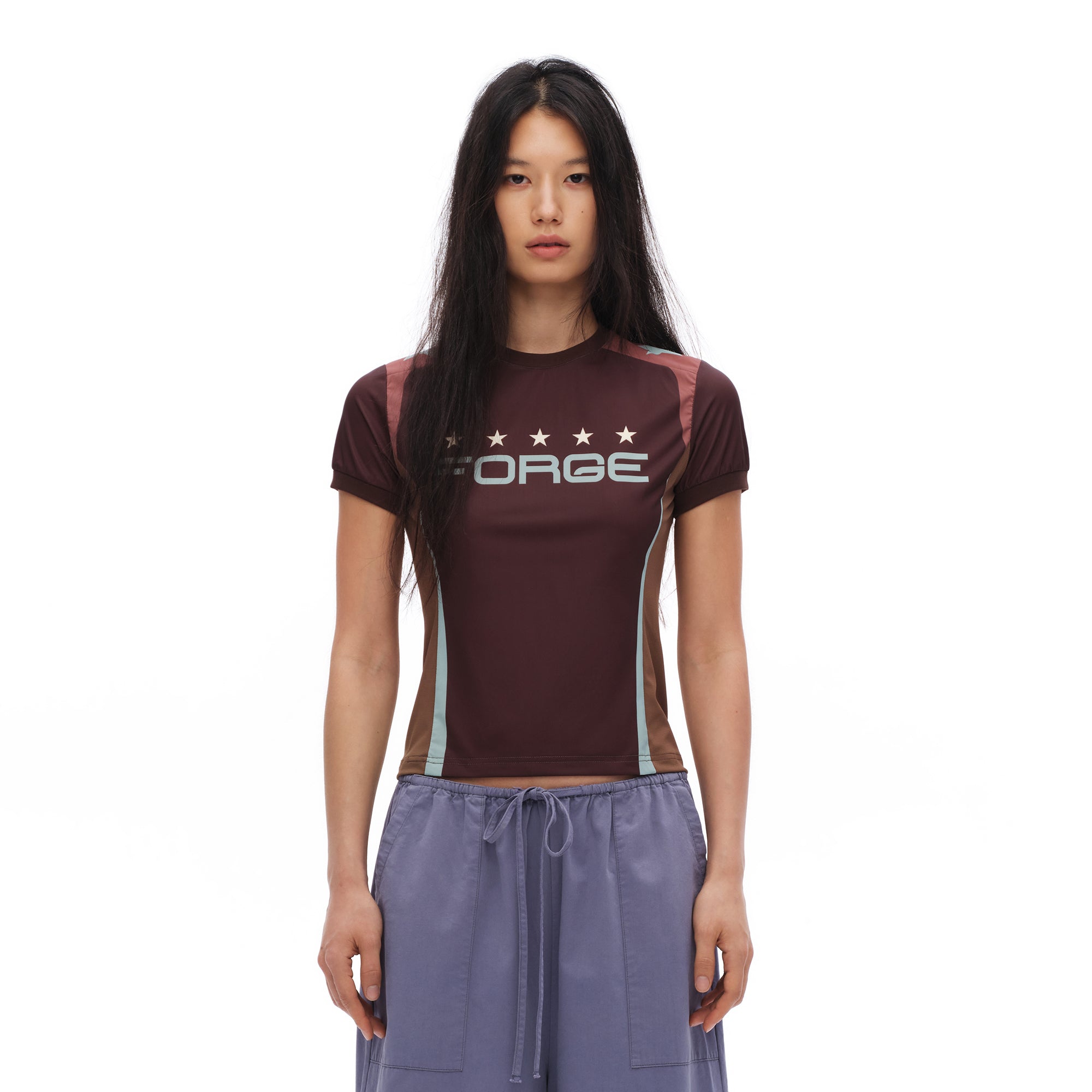 OINIMI Retro Athletic Graphic Raglan T-Shirt