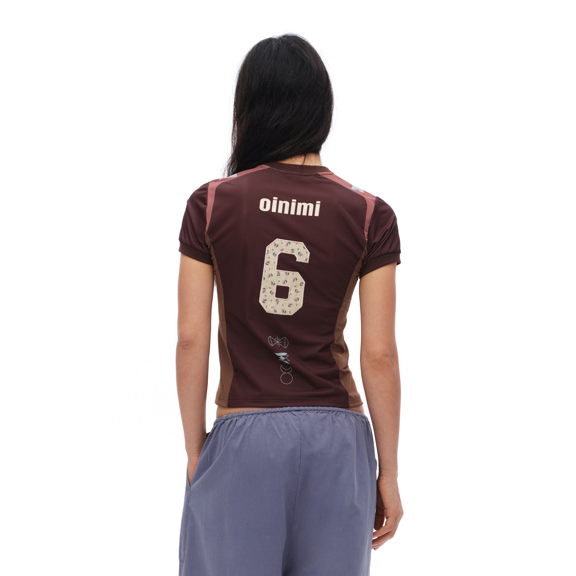 OINIMI Retro Athletic Graphic Raglan T-Shirt
