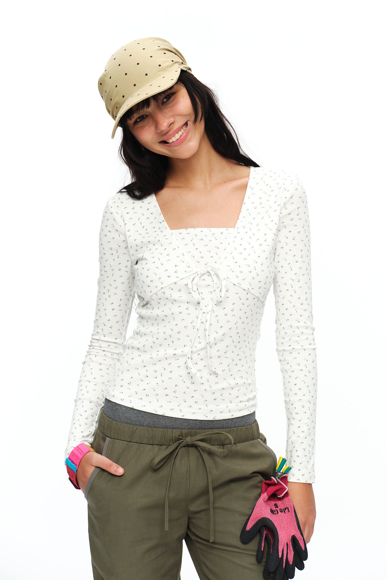 OINIMI Polka Dot Bandana Cap