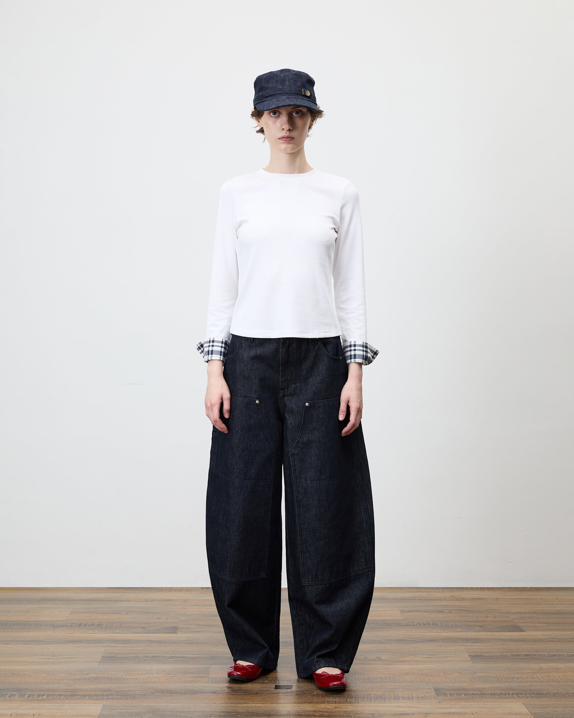 COMMAND N Utility Curved Denim Pants
