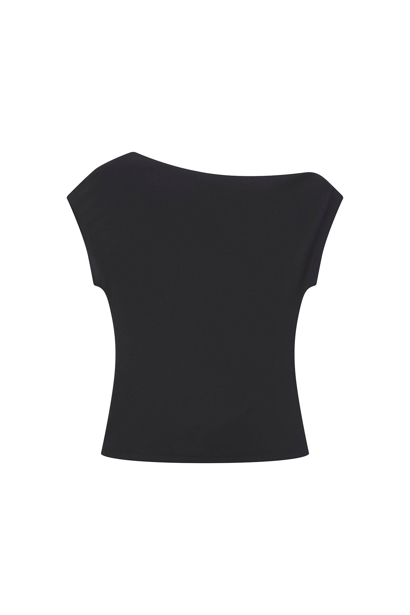 SOFITTE Diamond LOGO Asymmetrical Shoulder Tee