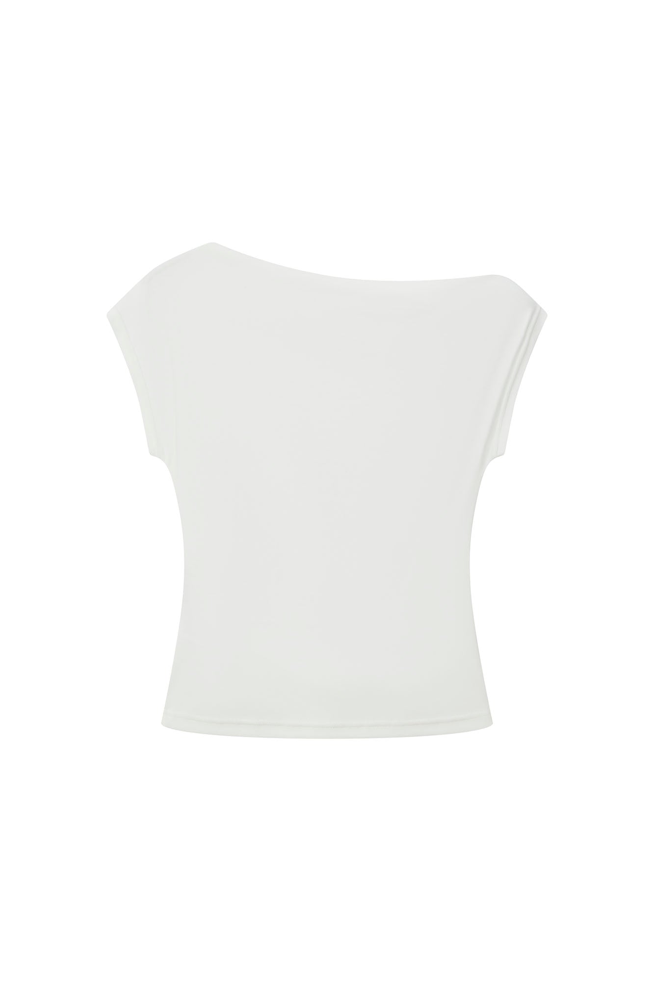 SOFITTE Diamond LOGO Asymmetrical Shoulder Tee