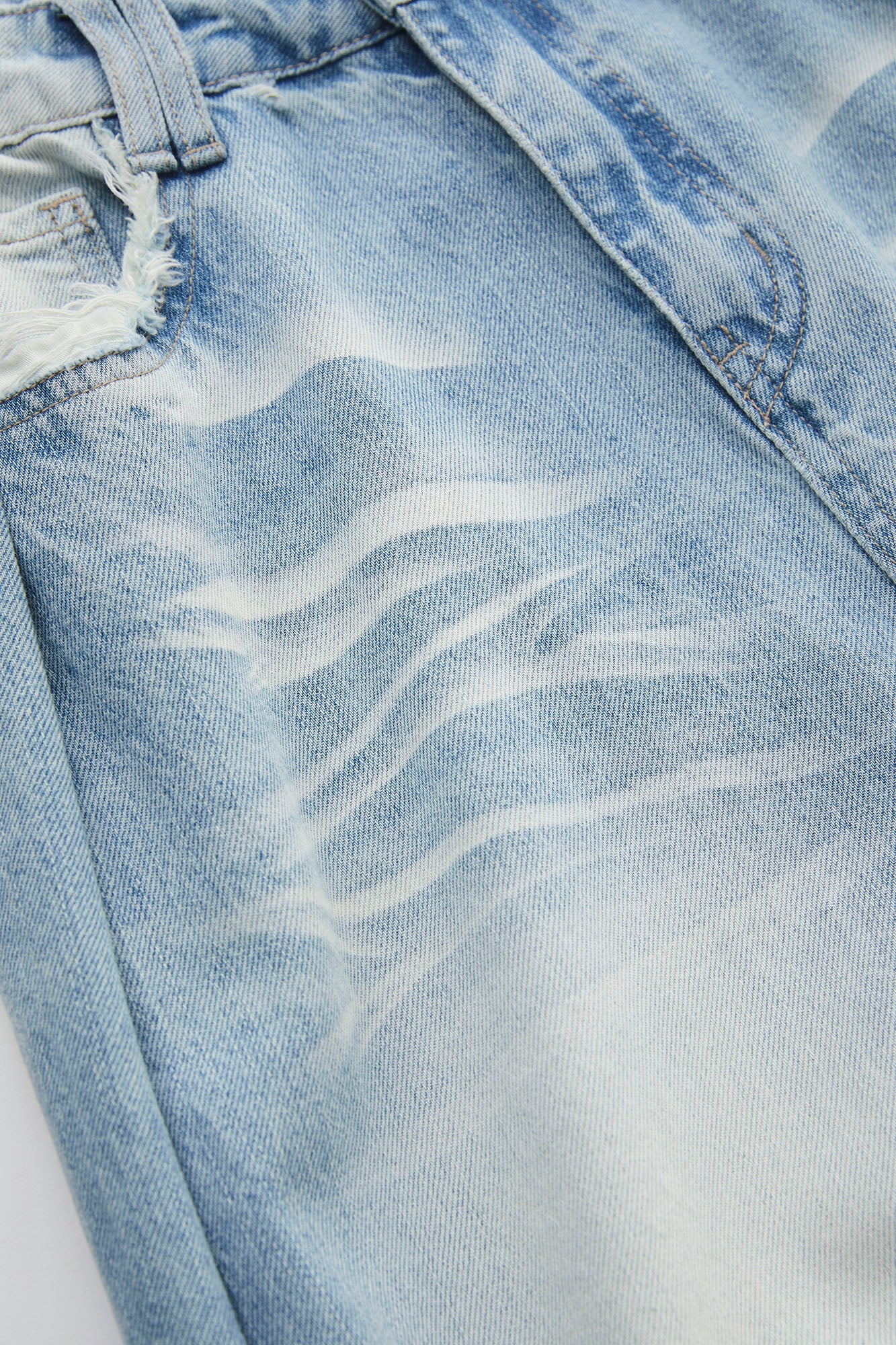 SOFITTE Whisker Washed Oversized Jeans