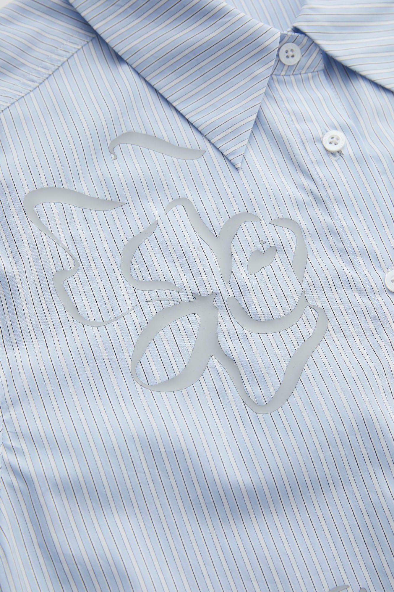 SOFITTE Striped Graphic Half Shirt