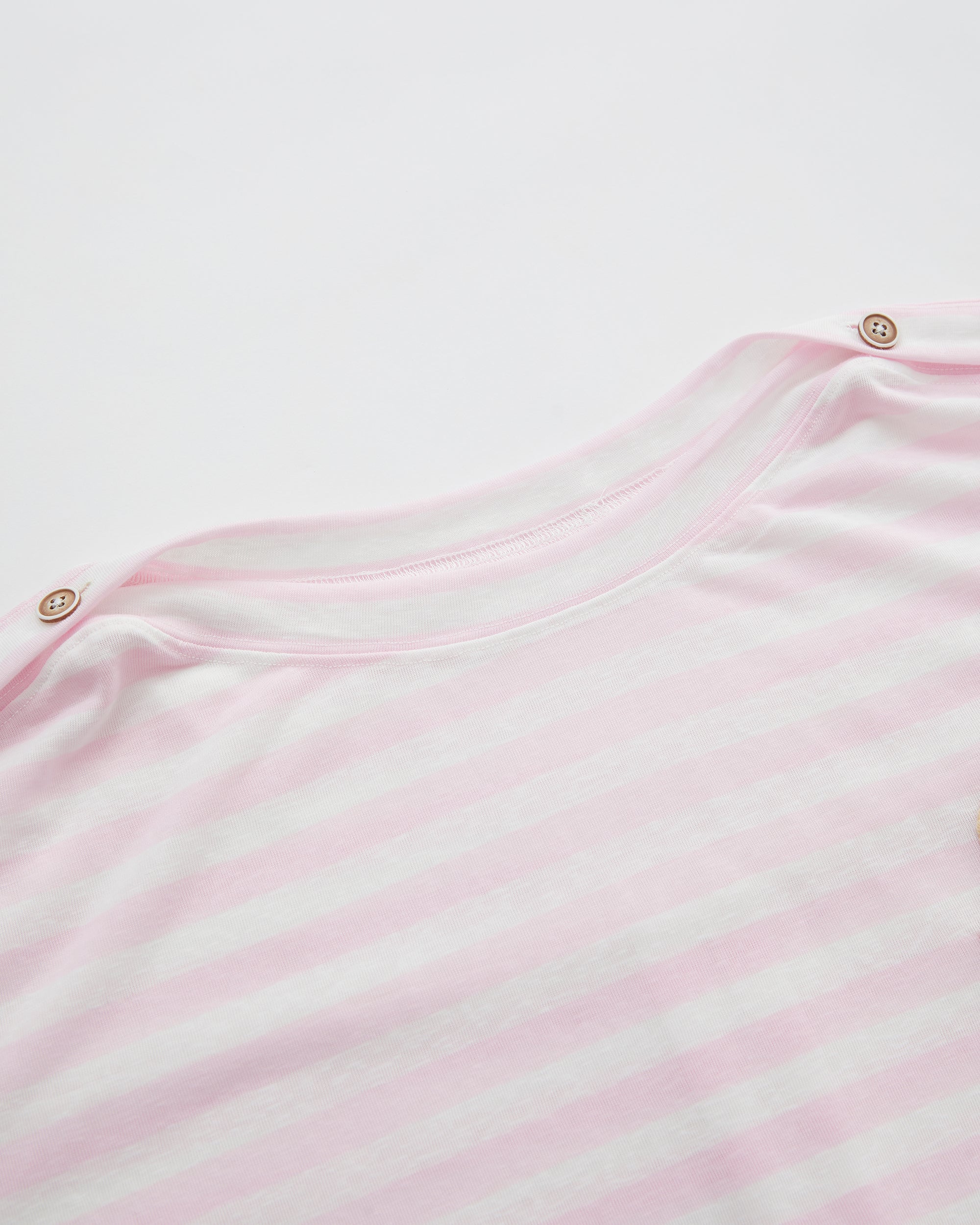 SOFITTE Striped Crochet Graphics Long-Sleeve Tee