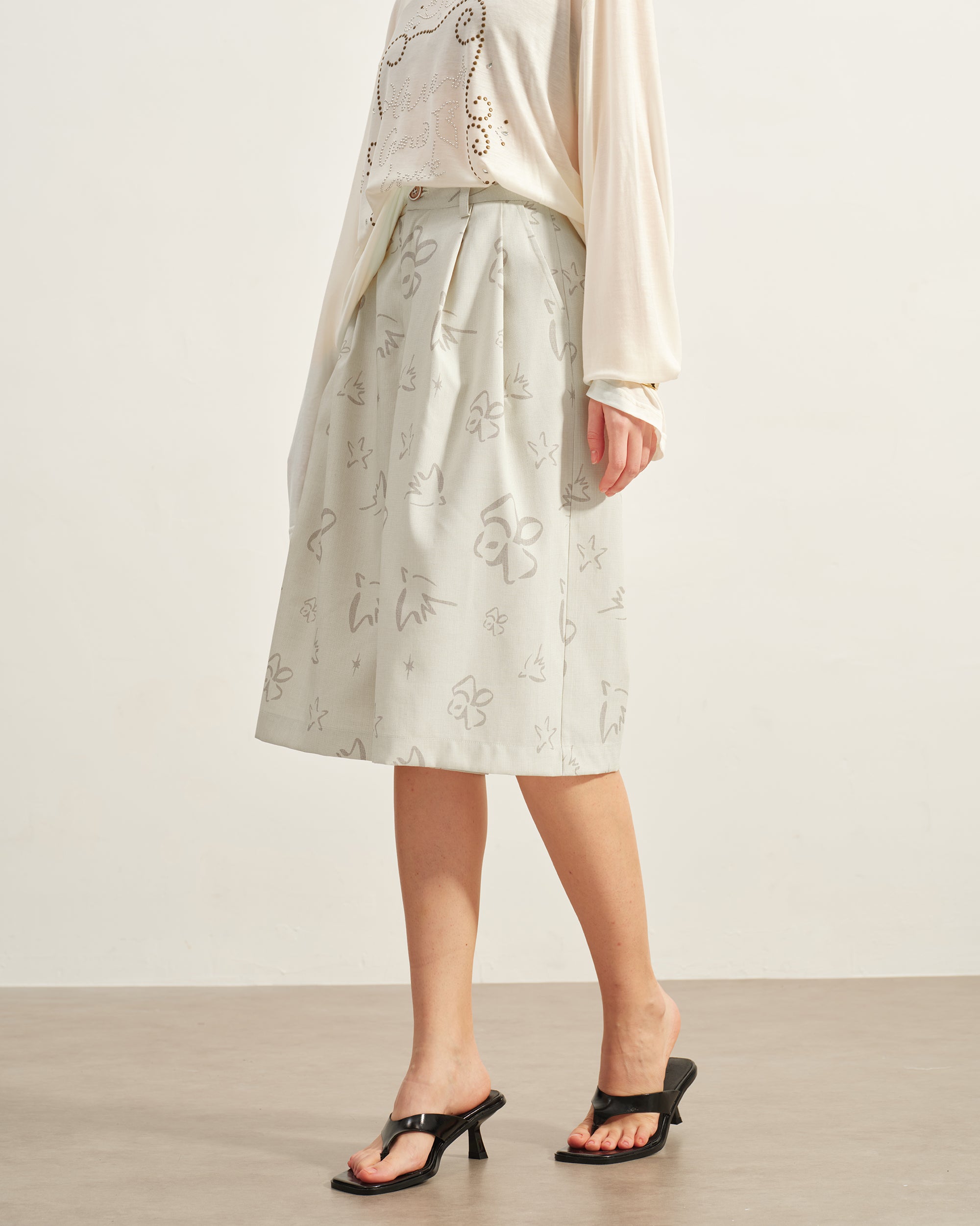 SOFITTE Full-Print Straight Bermuda Shorts