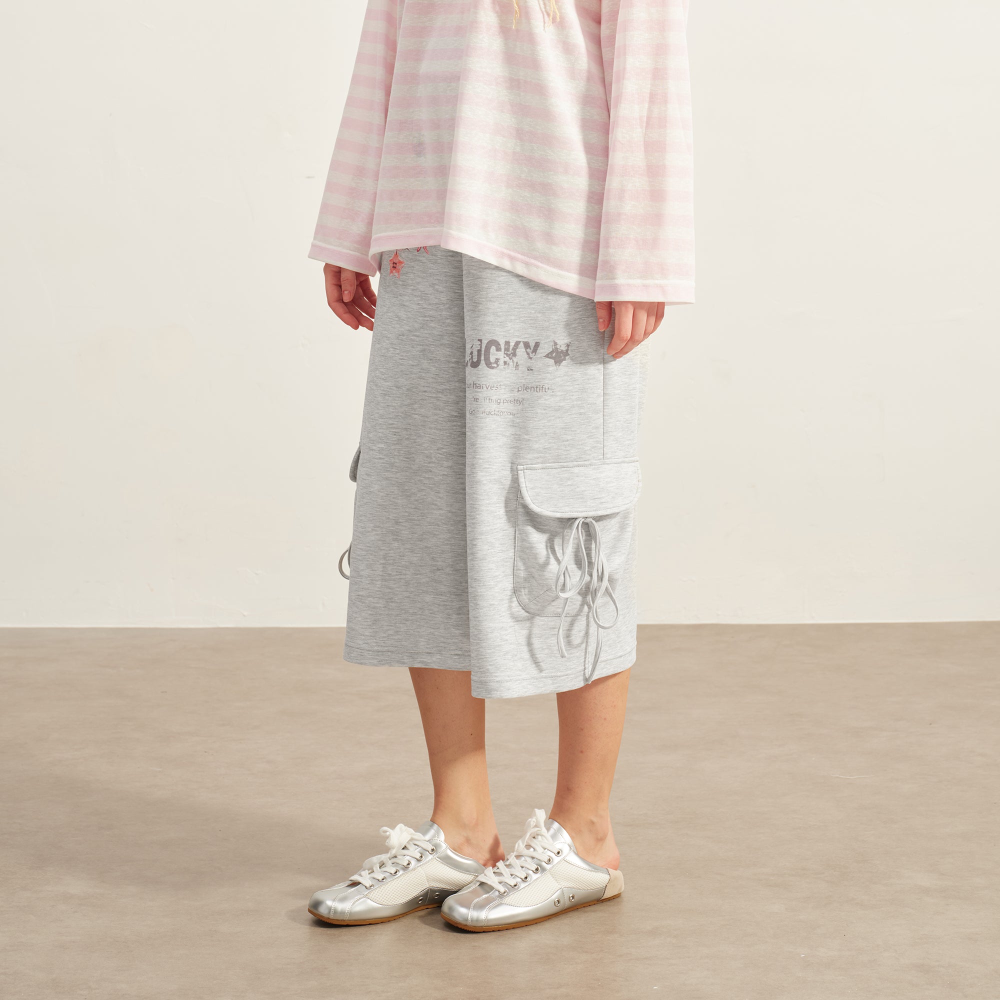 SOFITTE Graphic Fold-Over Sweat Shorts