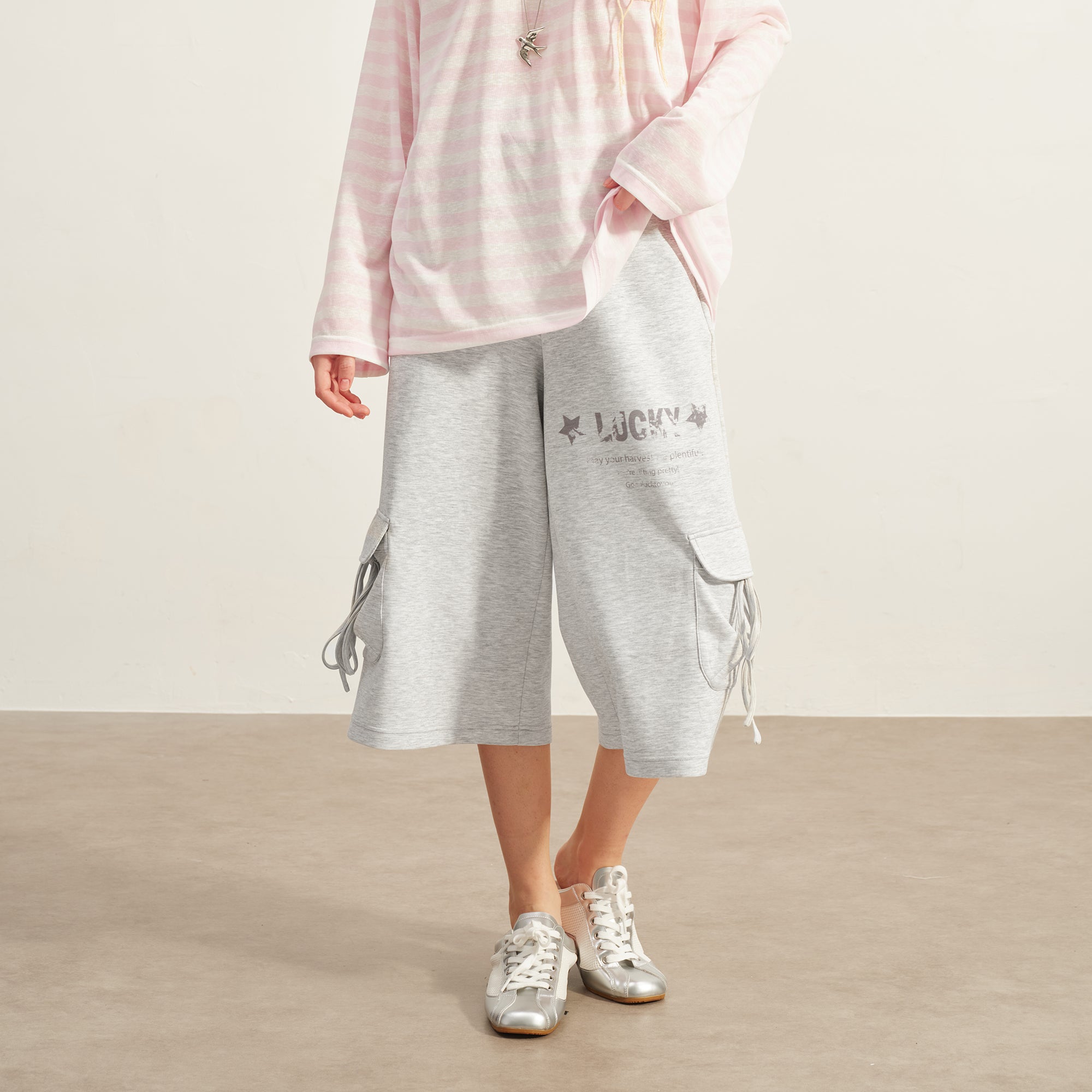 SOFITTE Graphic Fold-Over Sweat Shorts