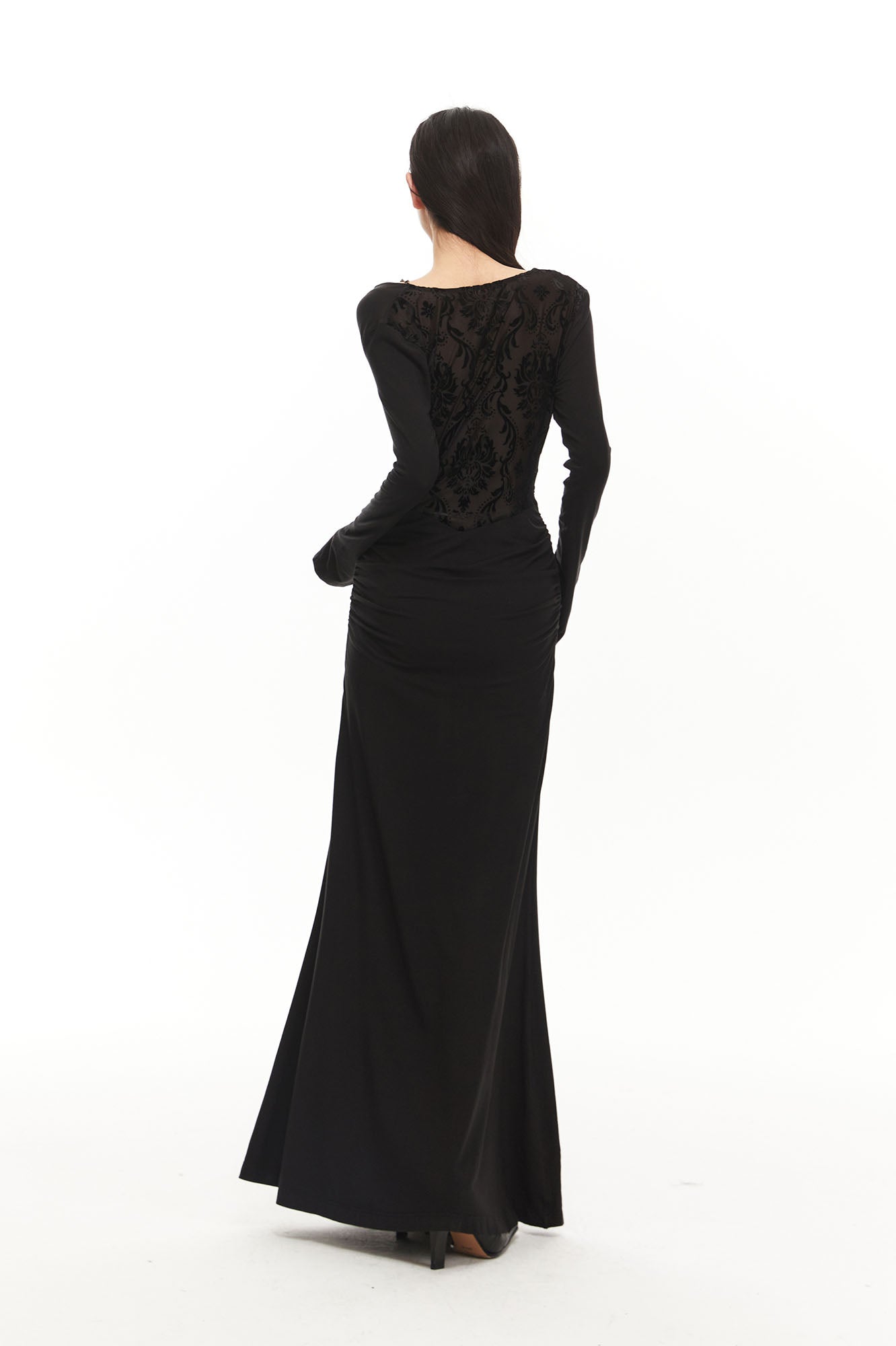 WHYNOTDANCE Reversible Draped Ruched Mermaid Dress