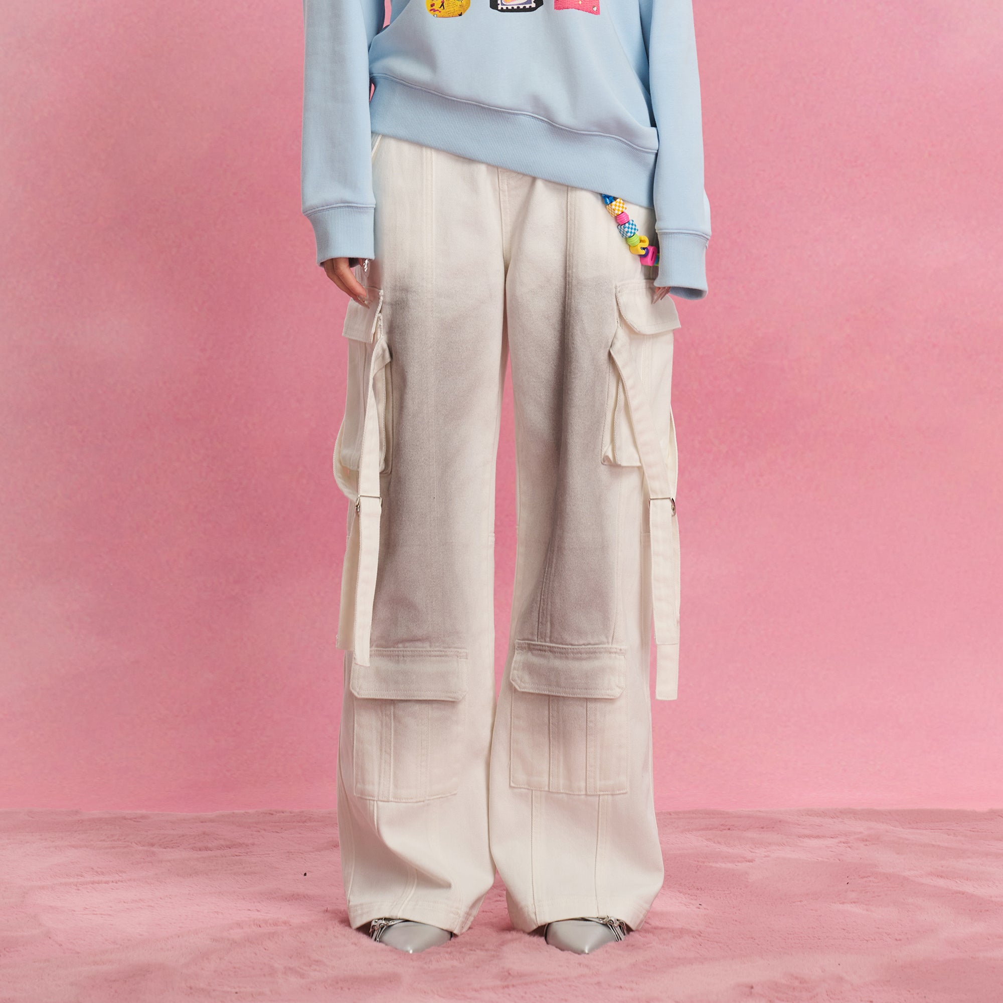 SOFITTE Dirty Fade Utility Strap Cargo Pants