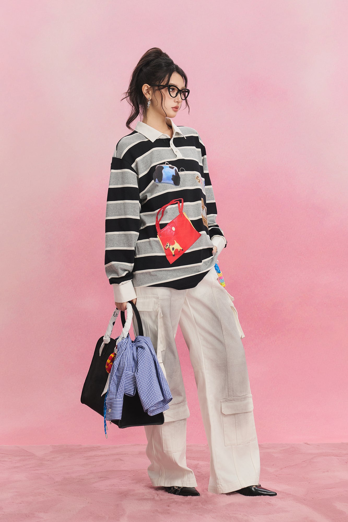 SOFITTE Dirty Fade Utility Strap Cargo Pants