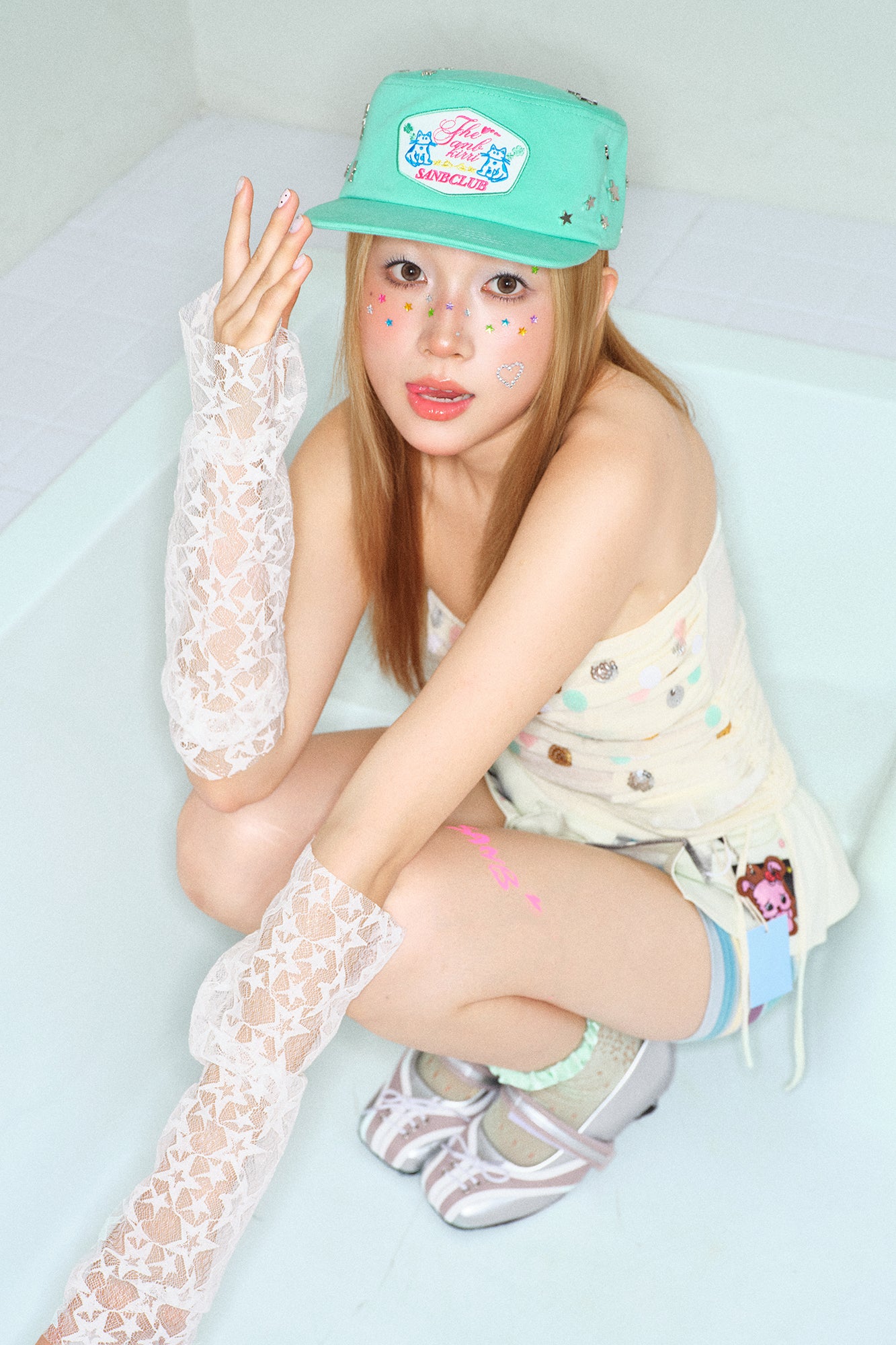 SANB Star Stud Graphic Cap