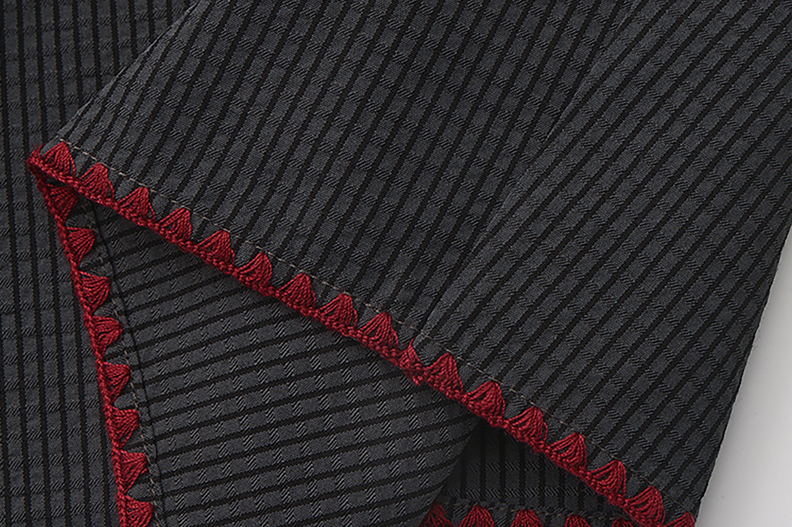 NOESE Contrast-Piped Checked Adjustable-Strap Camisole