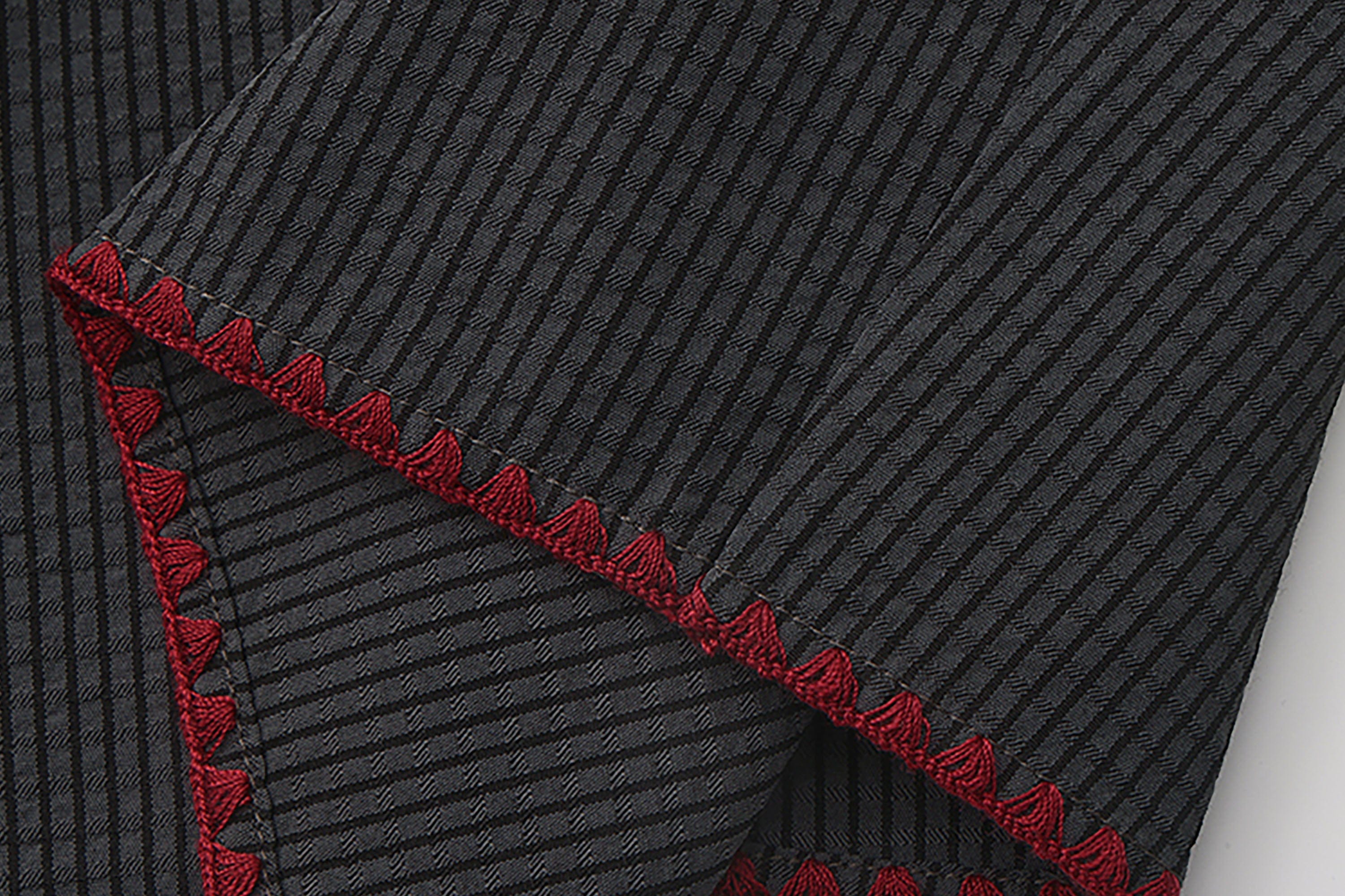 NOESE Contrast-Piped Checked Adjustable-Strap Camisole