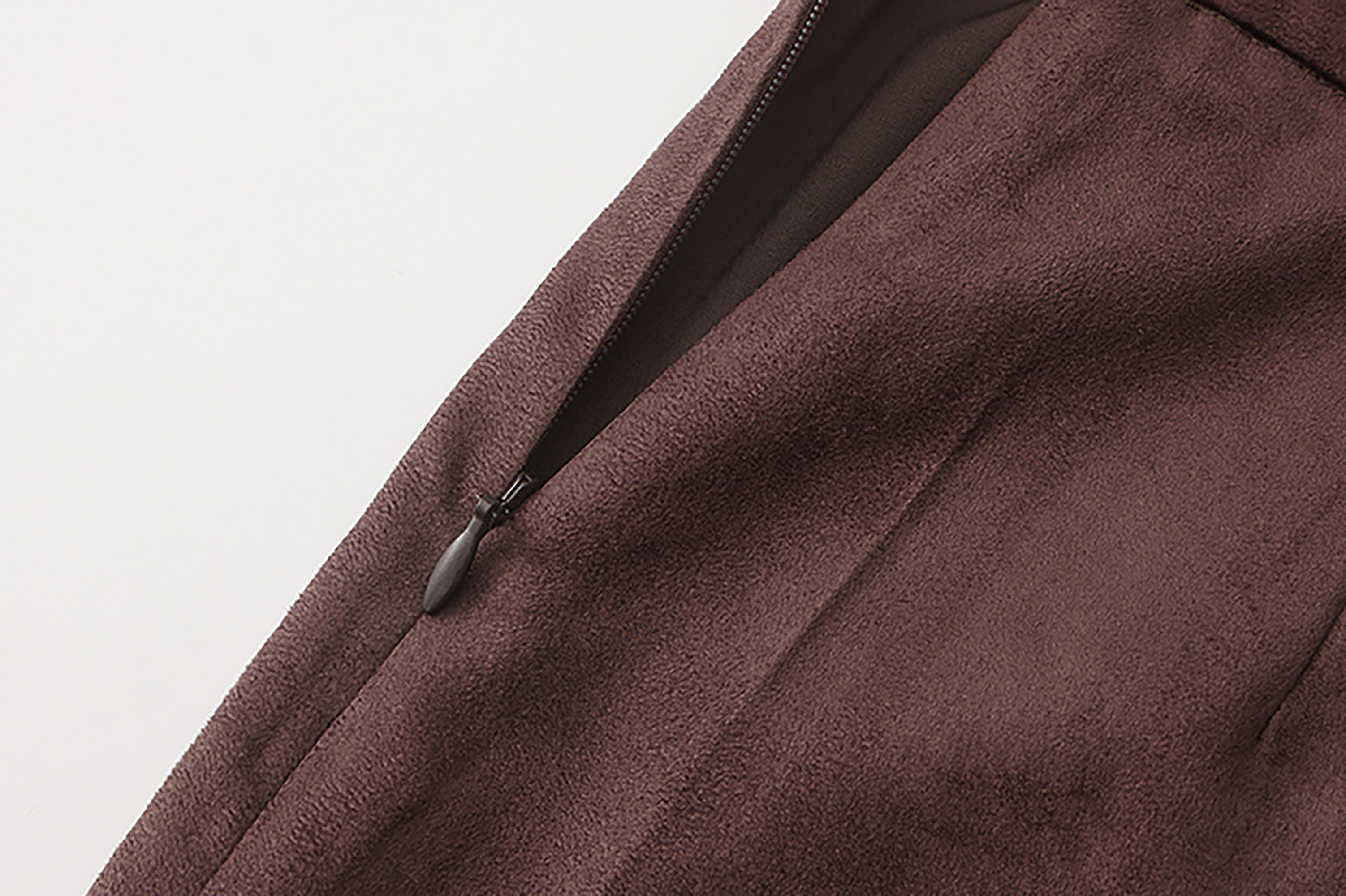 NOESE Asymmetrical Spliced Plaid-Lace Layered Ruffle Skirt