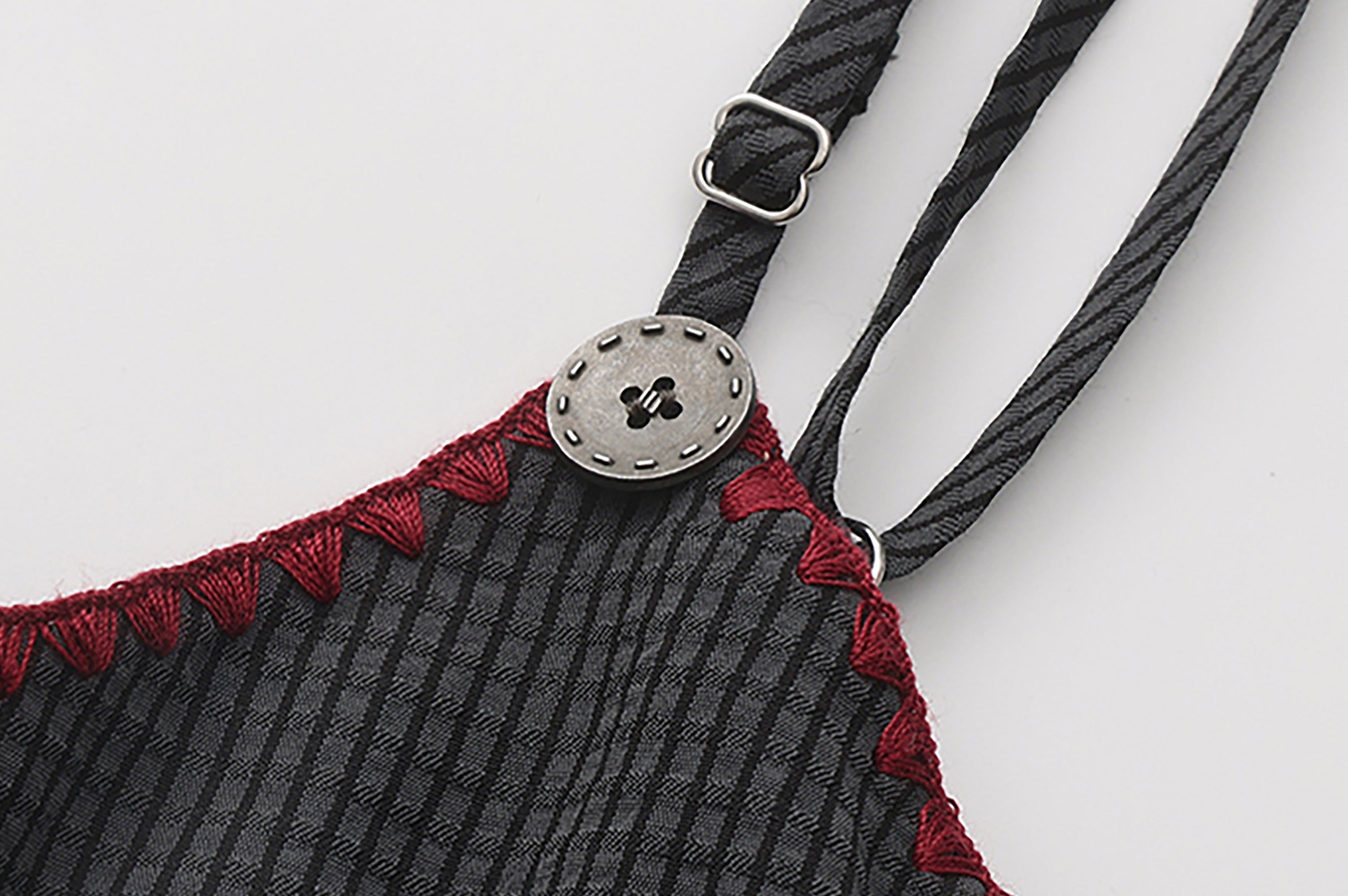 NOESE Contrast-Piped Checked Adjustable-Strap Camisole