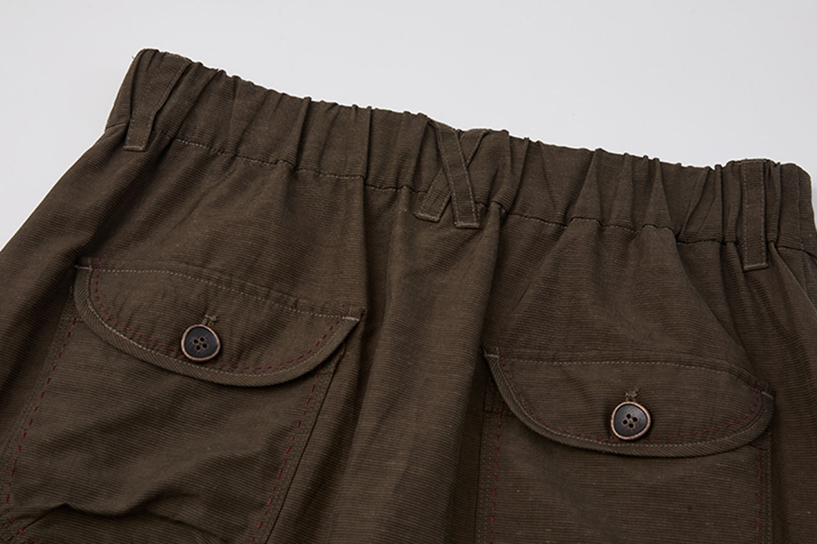 NOESE Paneled Ruched Utility Skirt