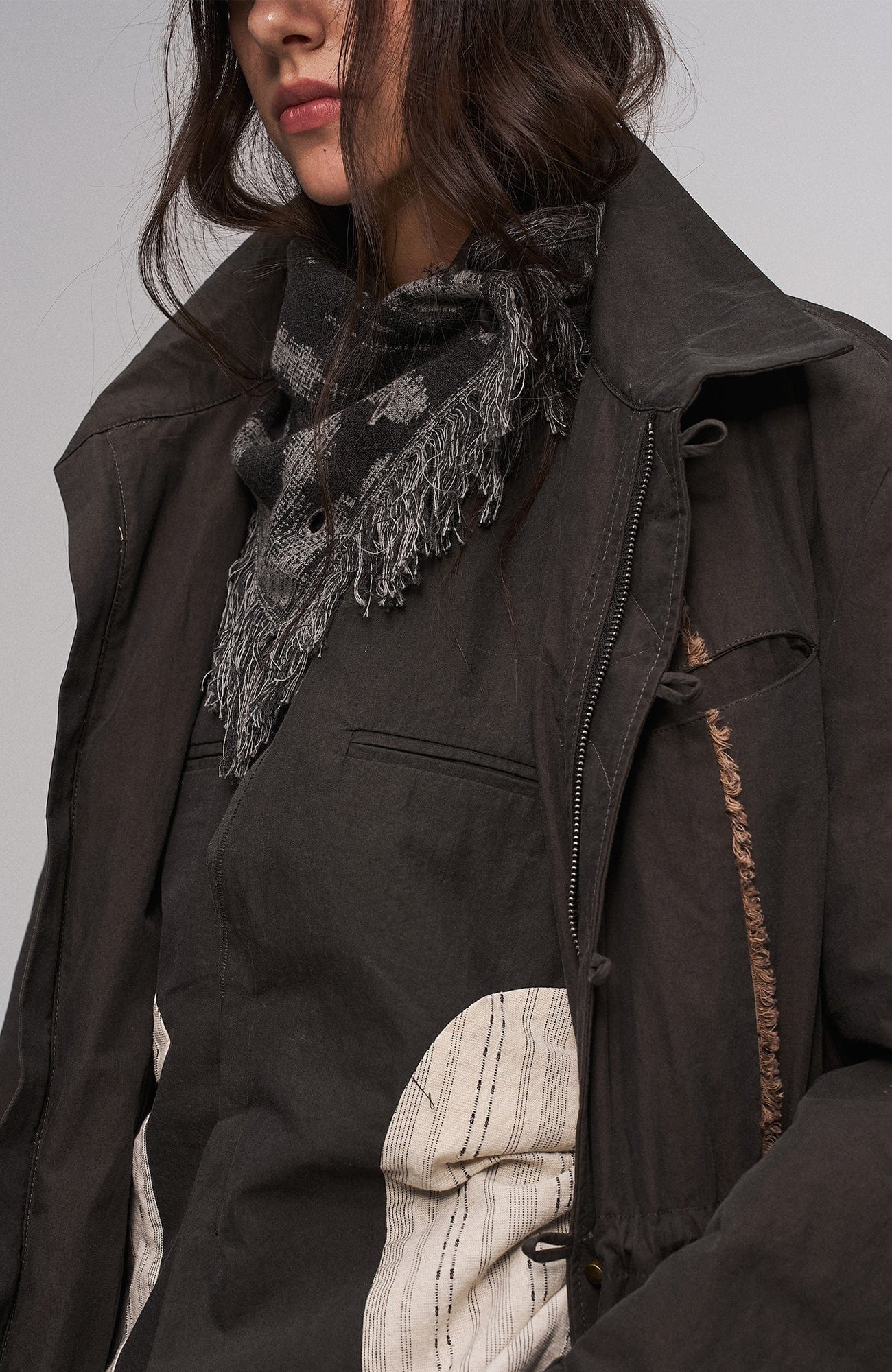 ILNya Nieternite Nifutur Asym Hem Drawcord Down Parka