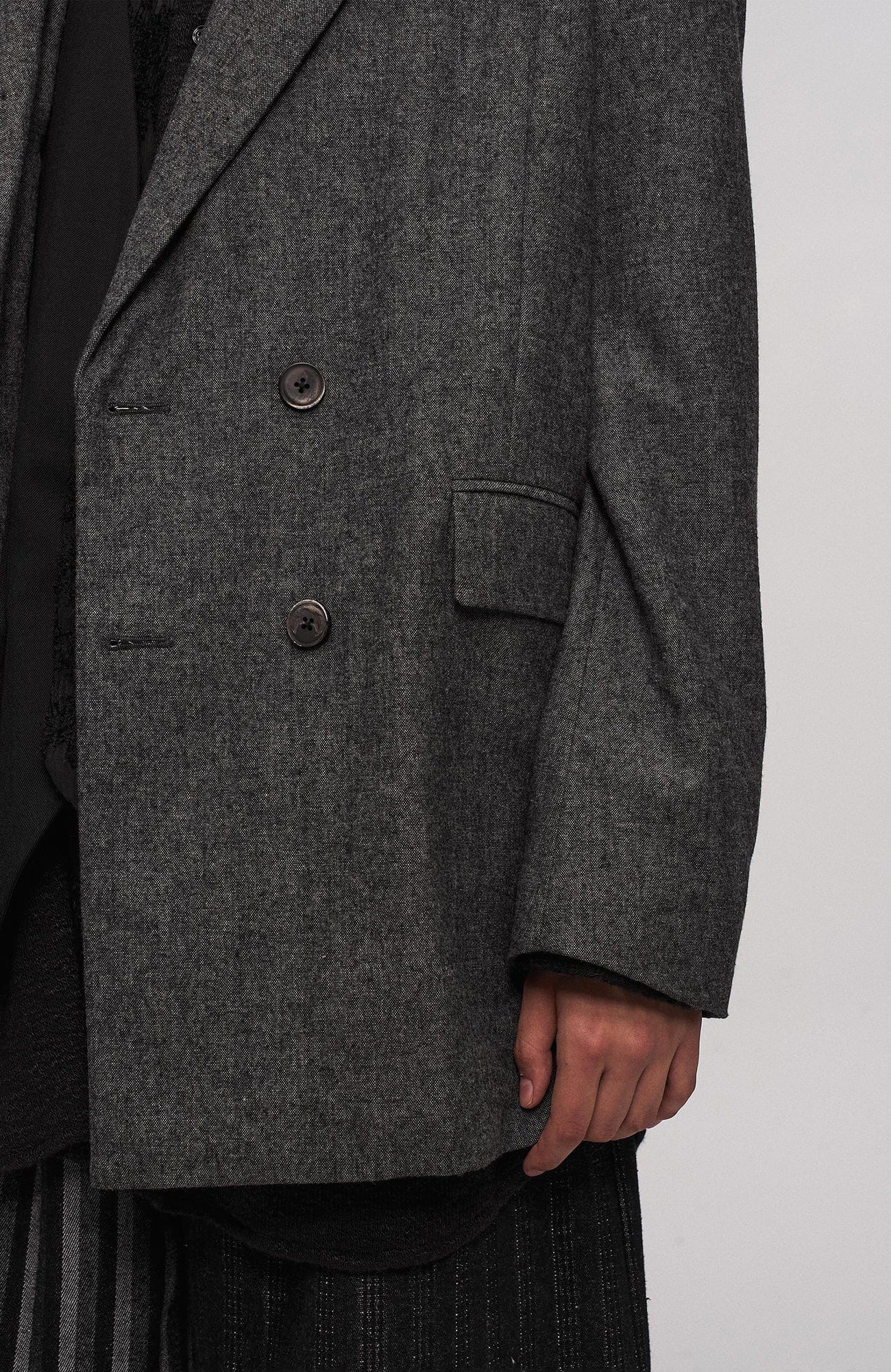 ILNya Nieternite Nifutur Rope Wrap Wool-Blend Suit Jacket