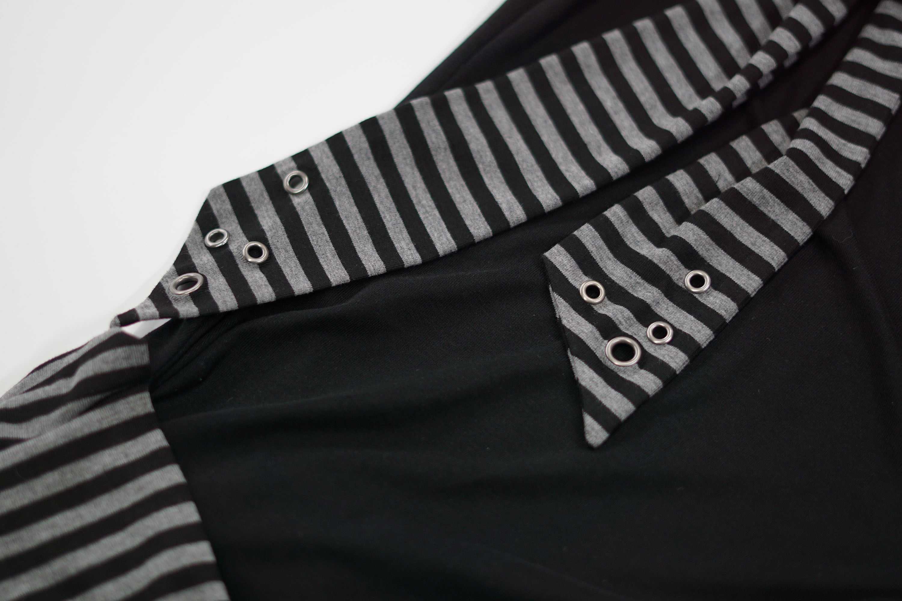 CESTNOUS Deconstructed Striped Star Pin Dress