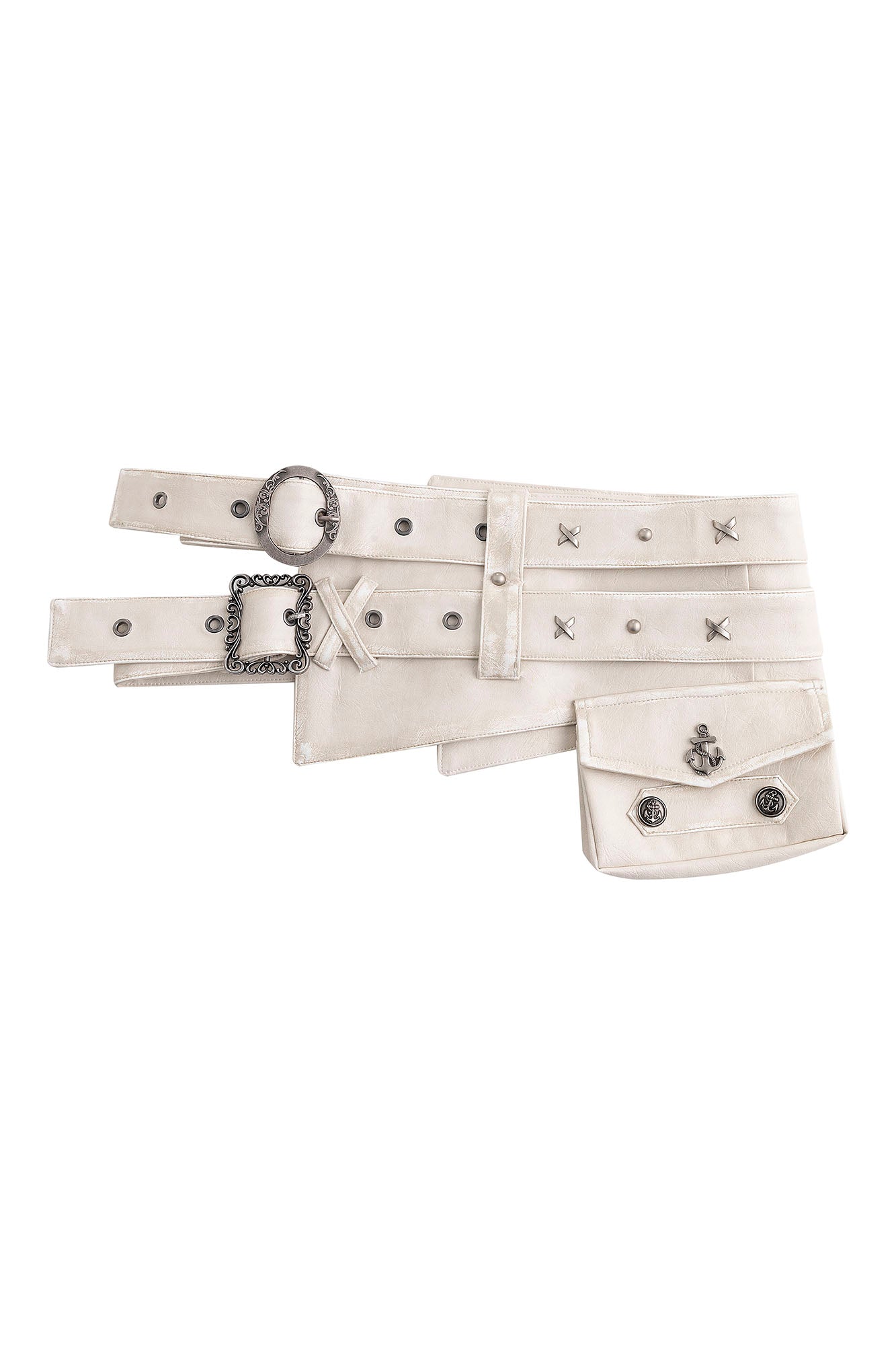 CESTNOUS Multi-Buckle Corset Belt