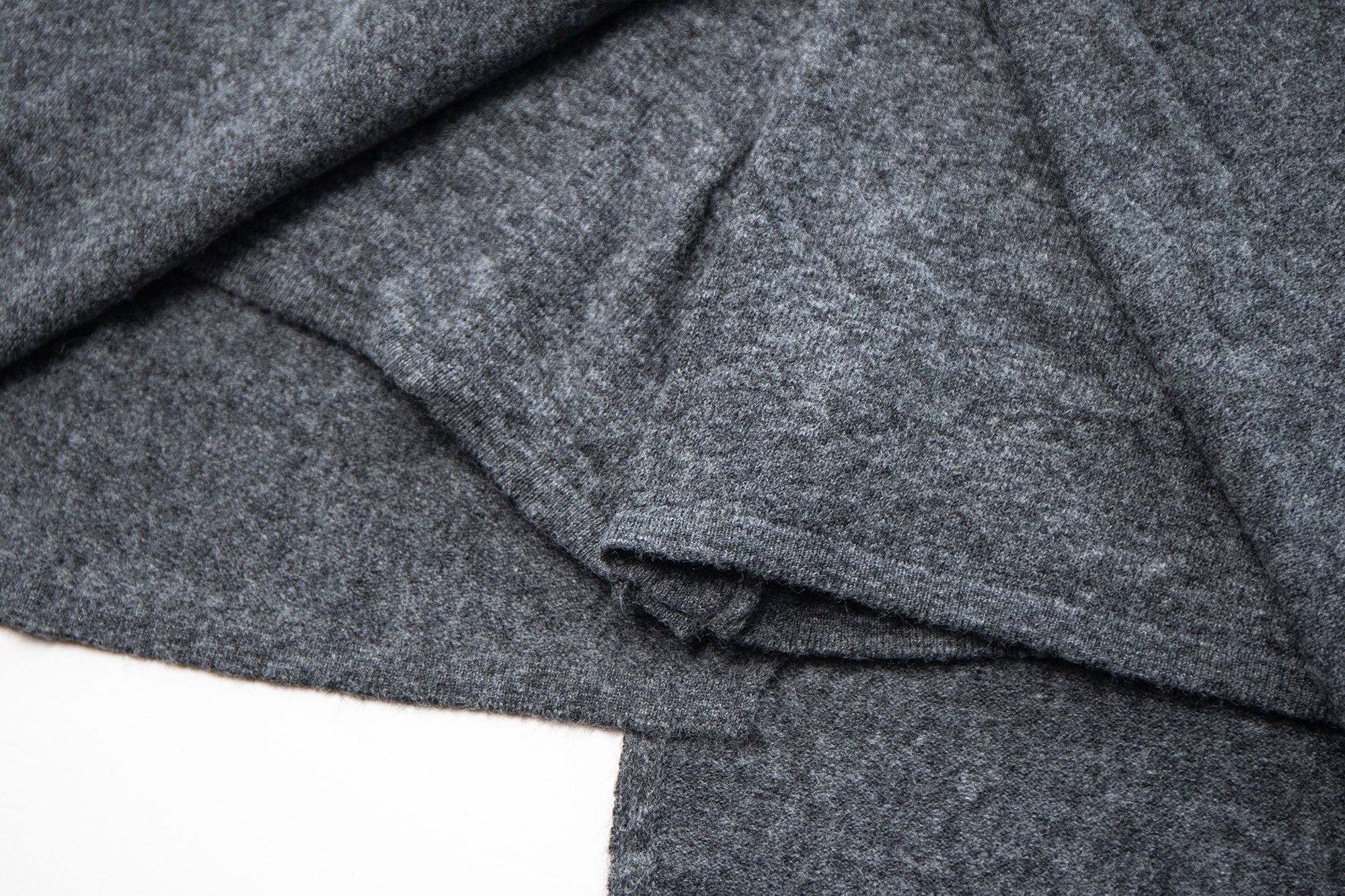 LEONSENSE Asymmetrical Wool-Blend Wrap Skirt