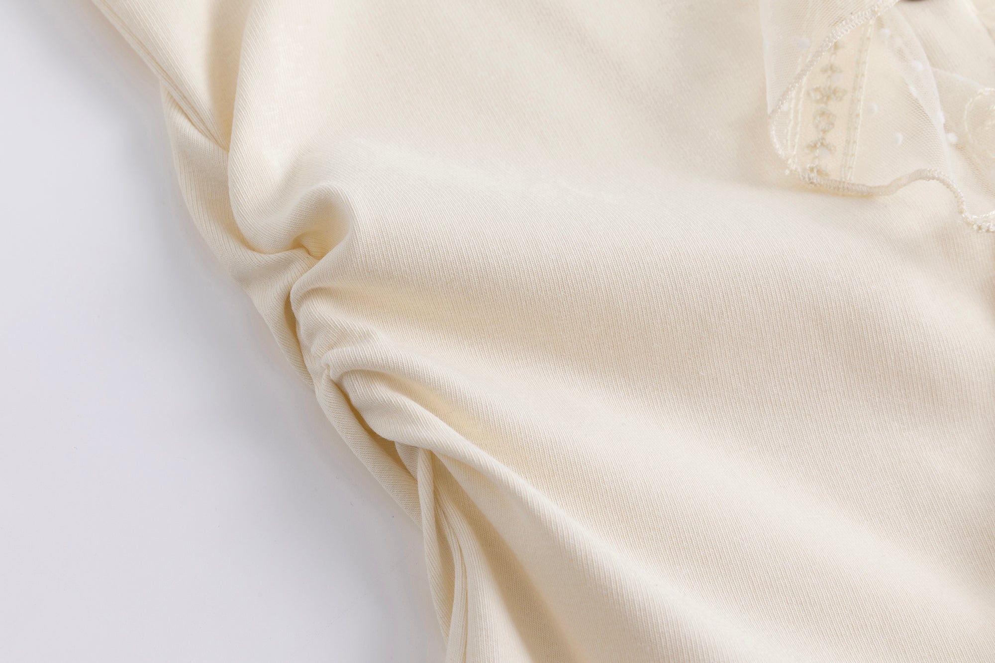 CESTNOUS Napoleon-Braid Layer Ruffle Mini Dress