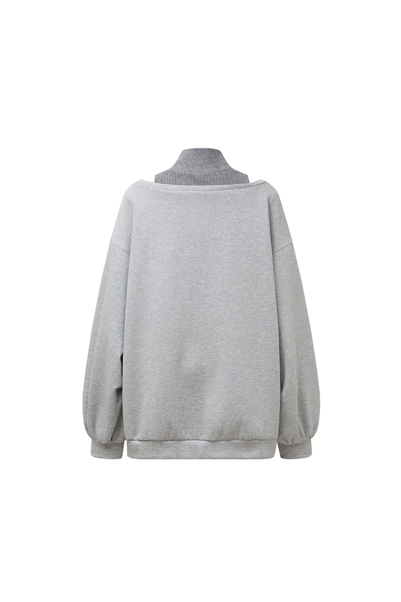 AE30 SAINT Cold Shoulder Oversized Sweatshirt