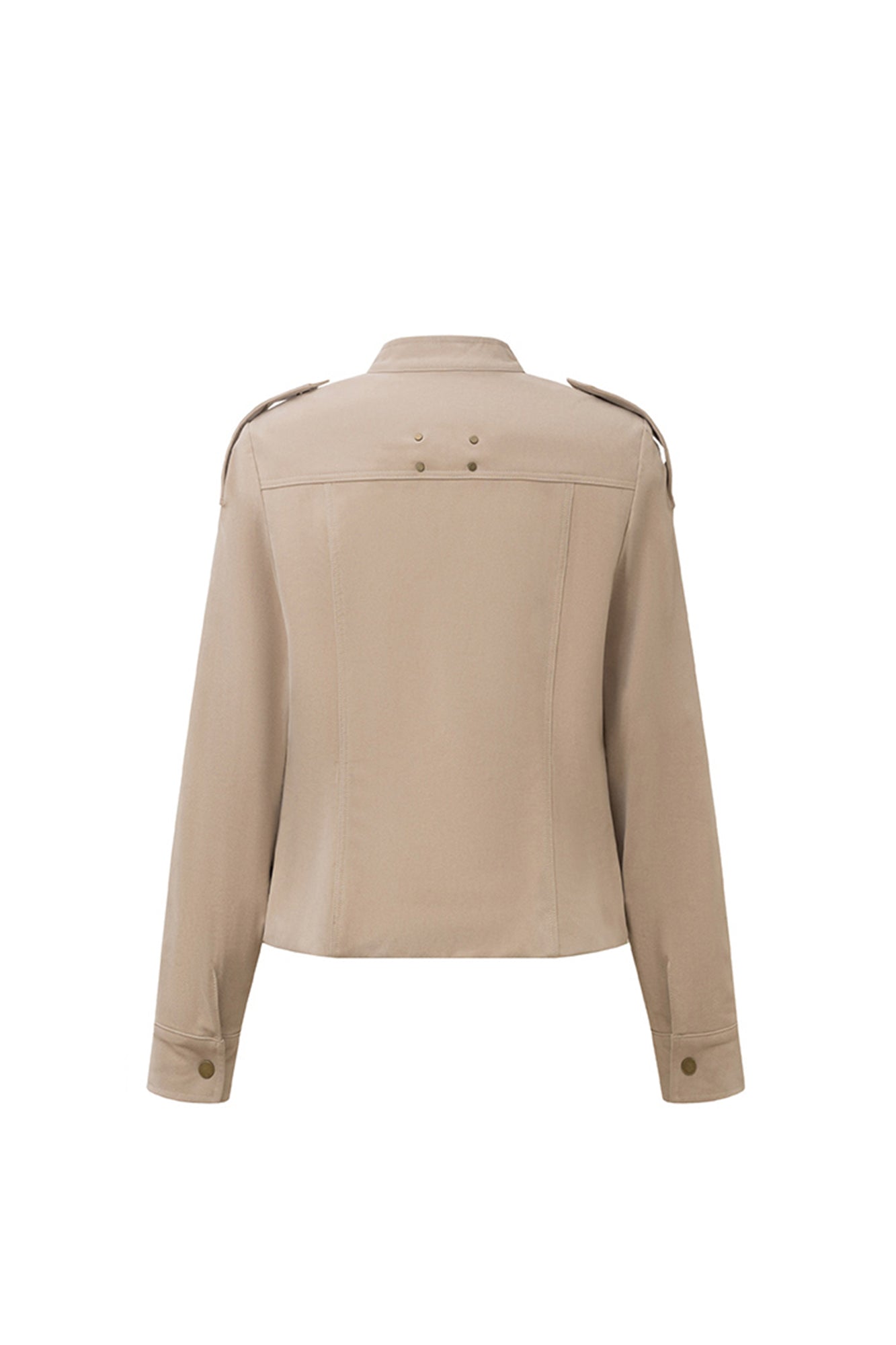 AE30 SAINT Rivet Flocked Cropped Jacket