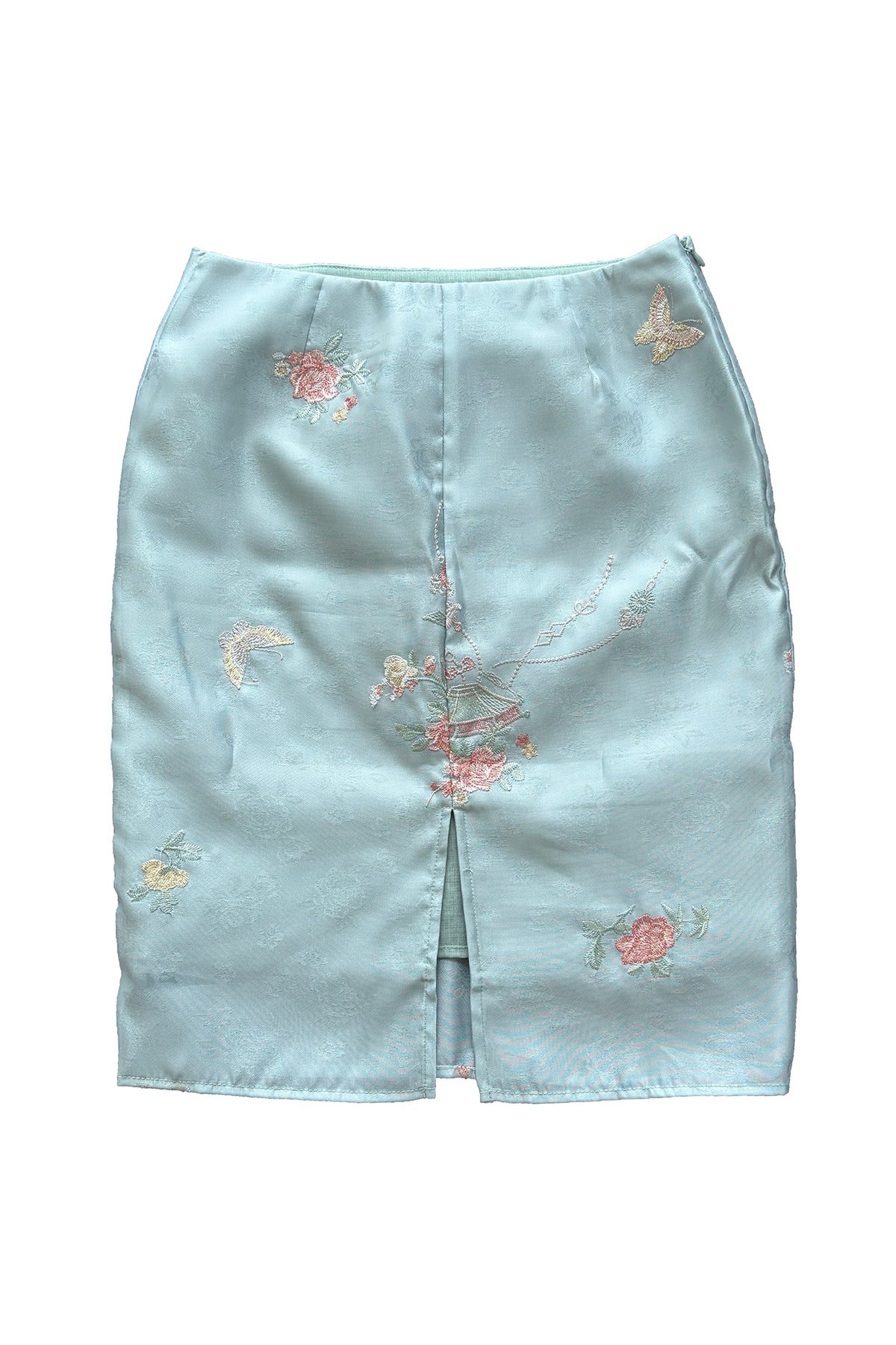 ANNIE ARMOR Floral Butterfly Embroidered Skirt