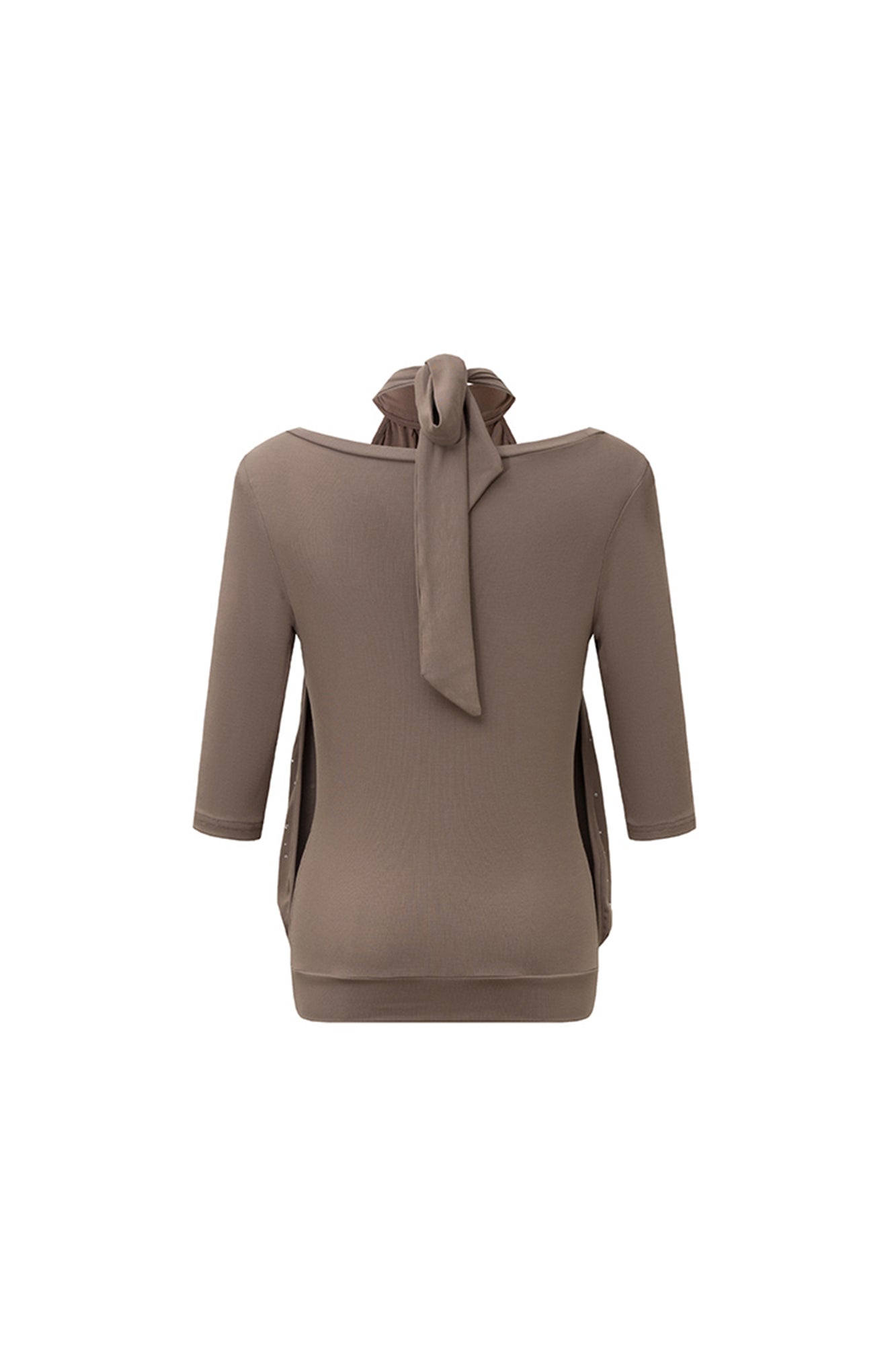 AE30 SAINT Diamond Layered Cut-Out Shoulder Tee