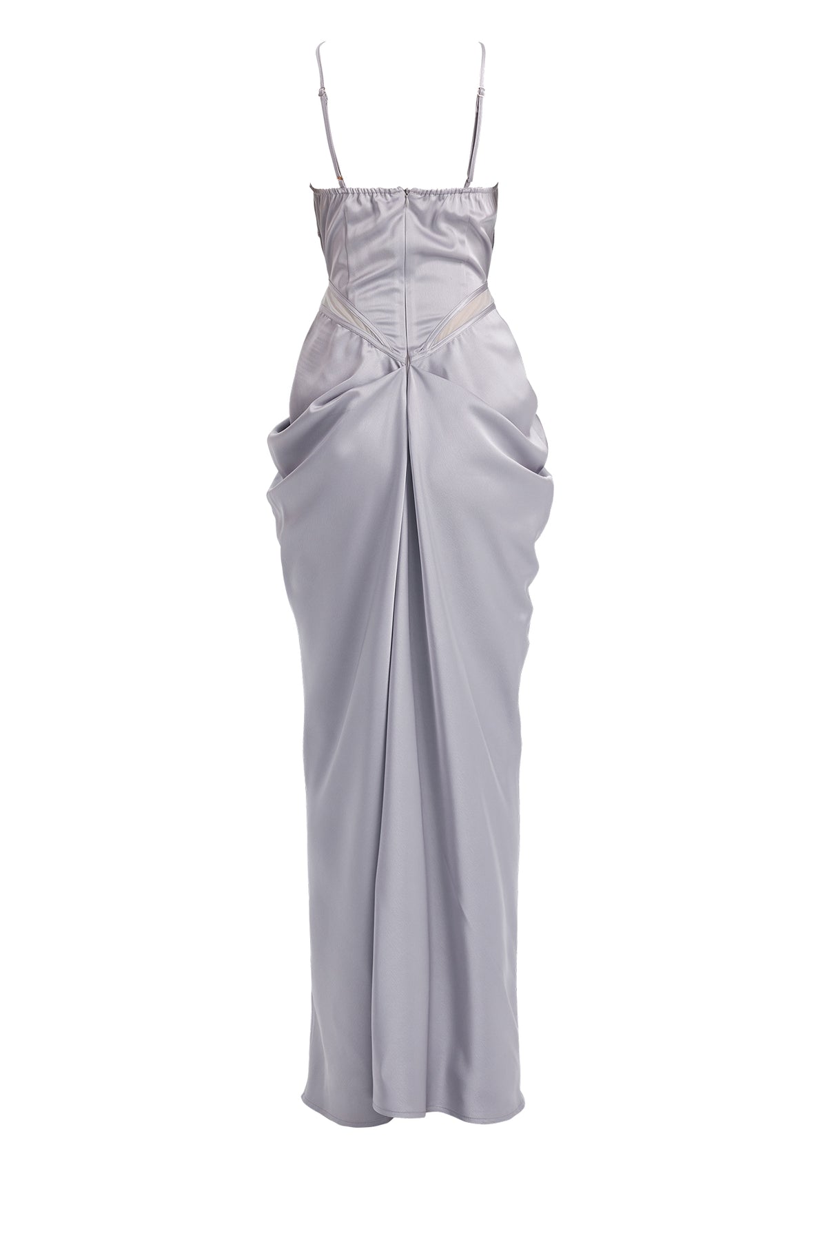 TINY IN STUDIO Spliced Cut-Out Ruched Dress