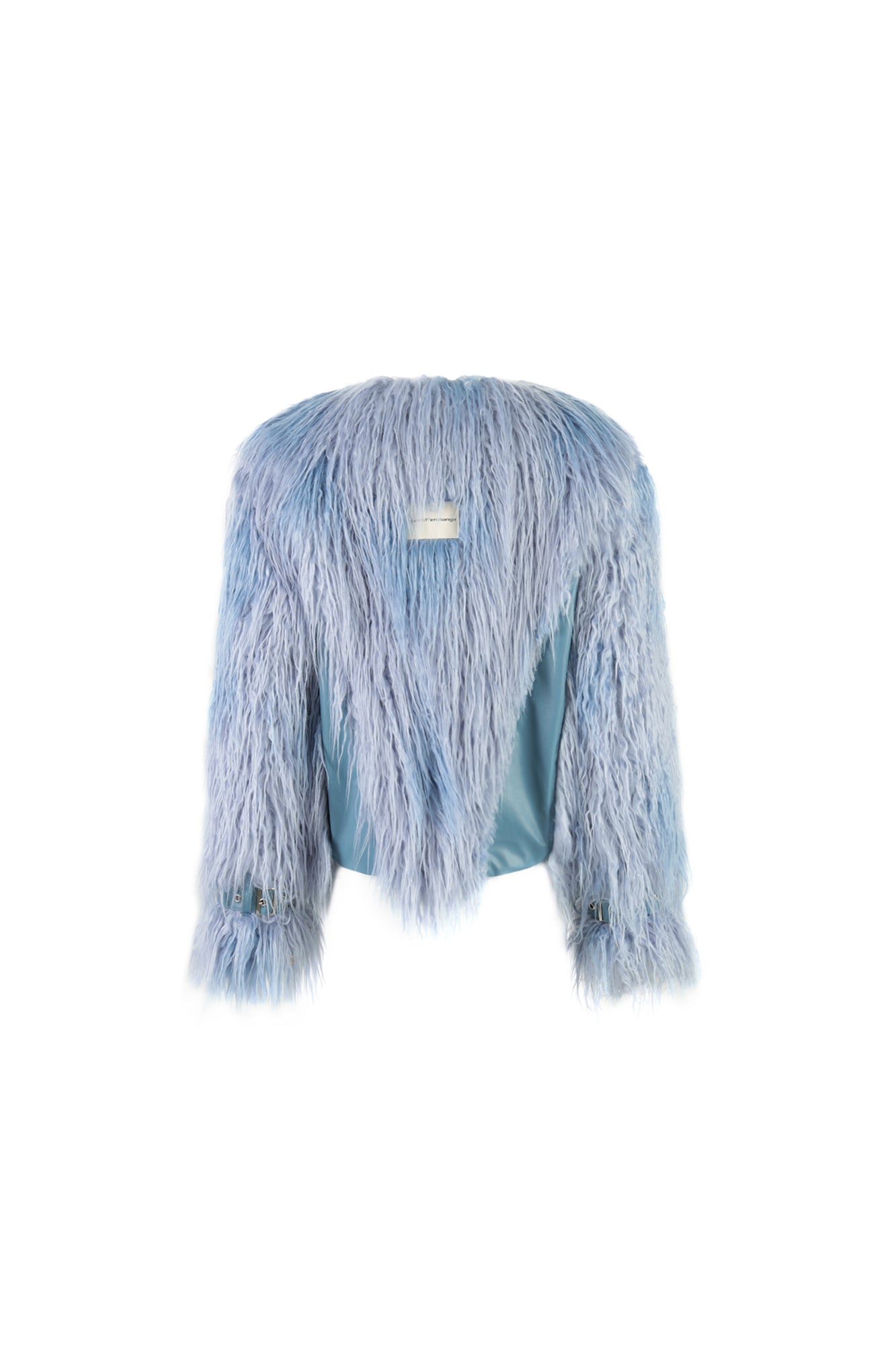 NEVER OFFEND L ANGEL Shaggy Faux-Fur Panel Jacket