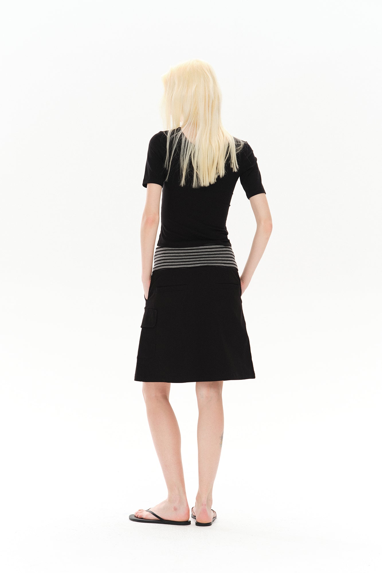 COSTUSTOOT Reversible Twist Cut-Out T-Shirt