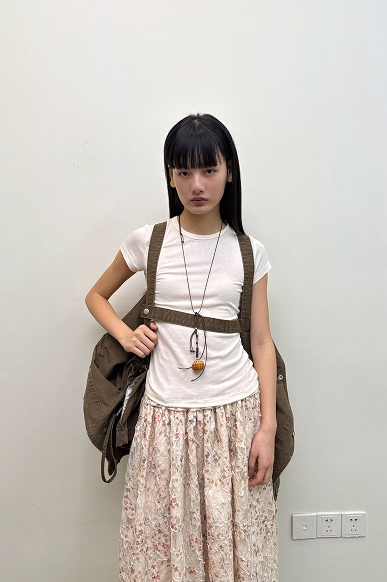 NEVERSEEZ Drawstring-Waist Utility Jacket